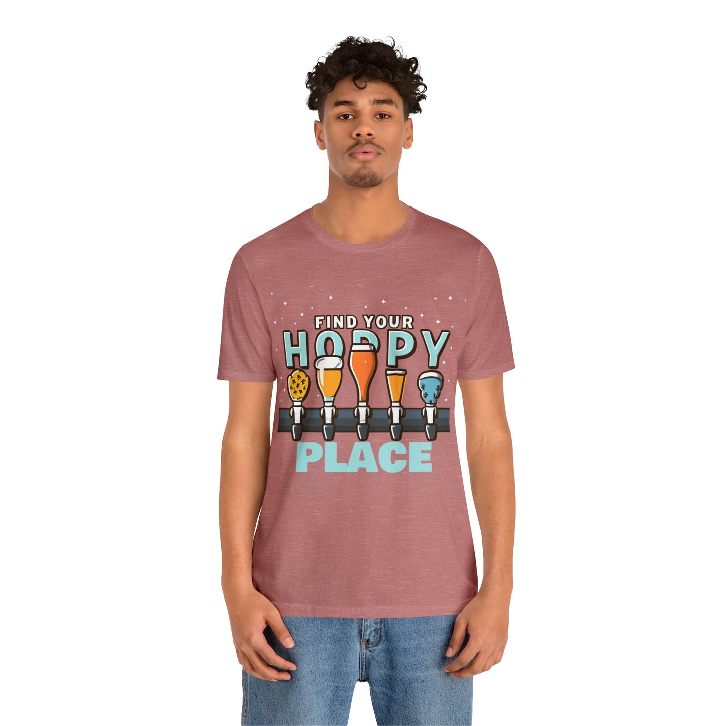 Find Your Hoppy Place Brewing Happiness Craft Beer T-Shirt