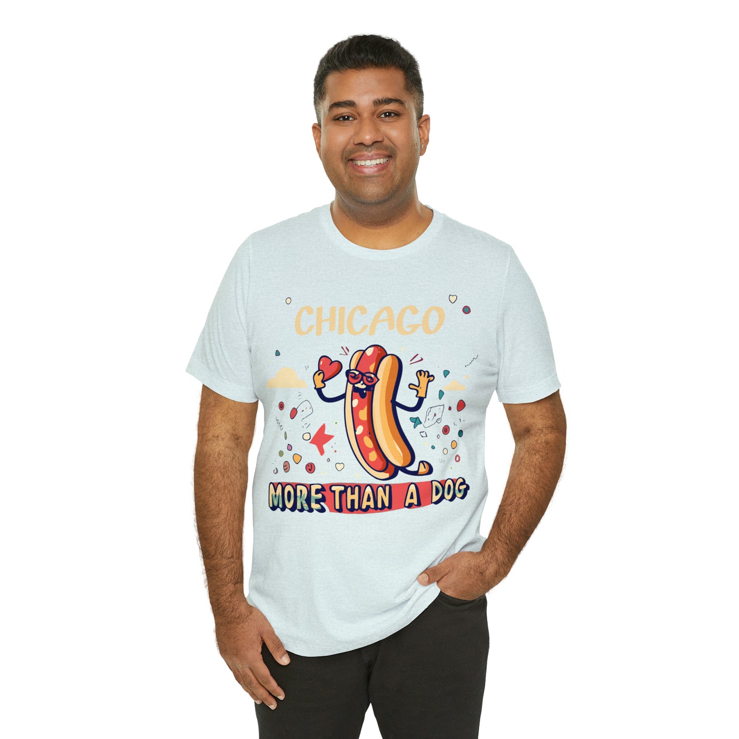 Chicago More Than a Dog Hot Dog Lover's Iconic Windy City T-Shirt