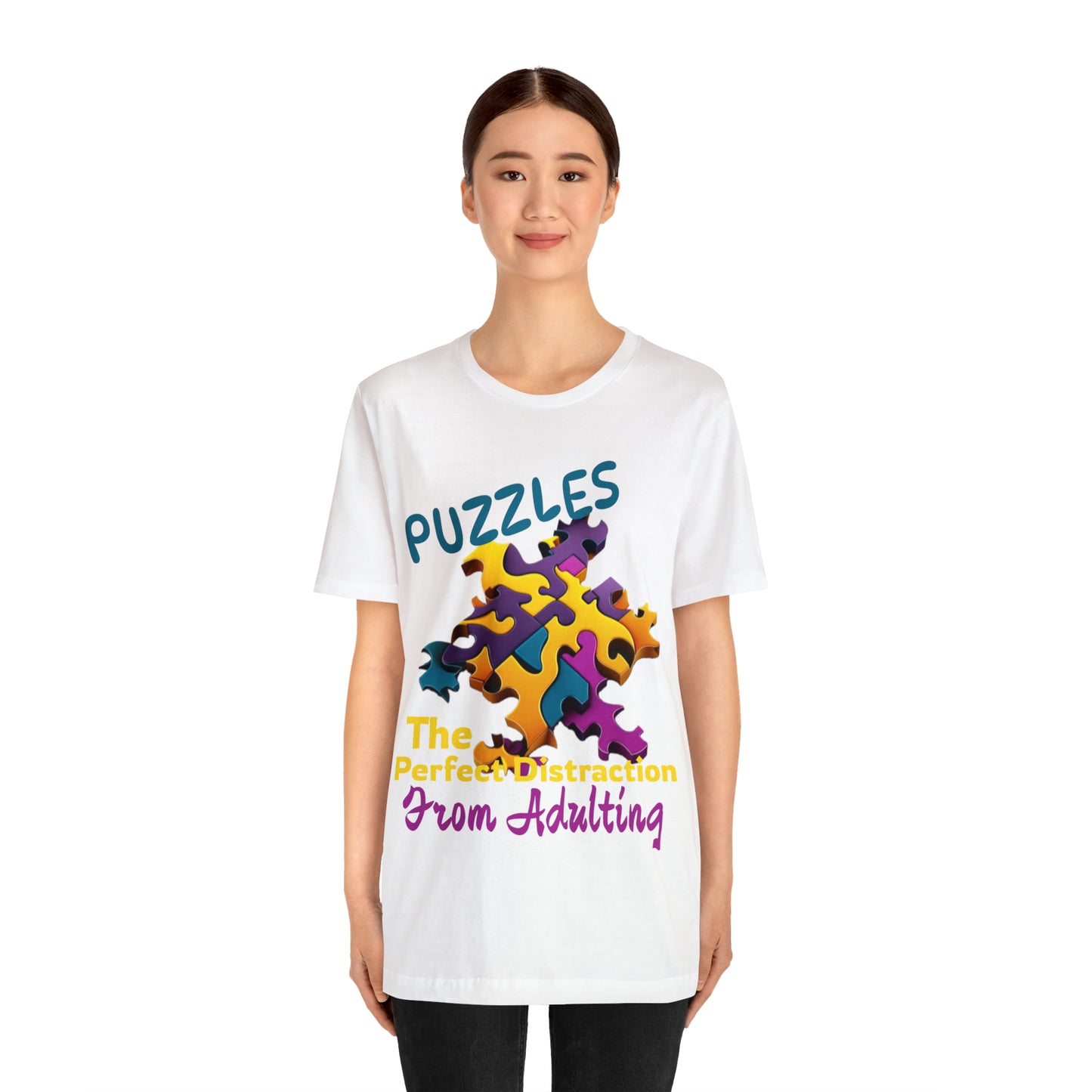 Puzzles The Perfect Distraction From Adulting Escapism T-Shirt