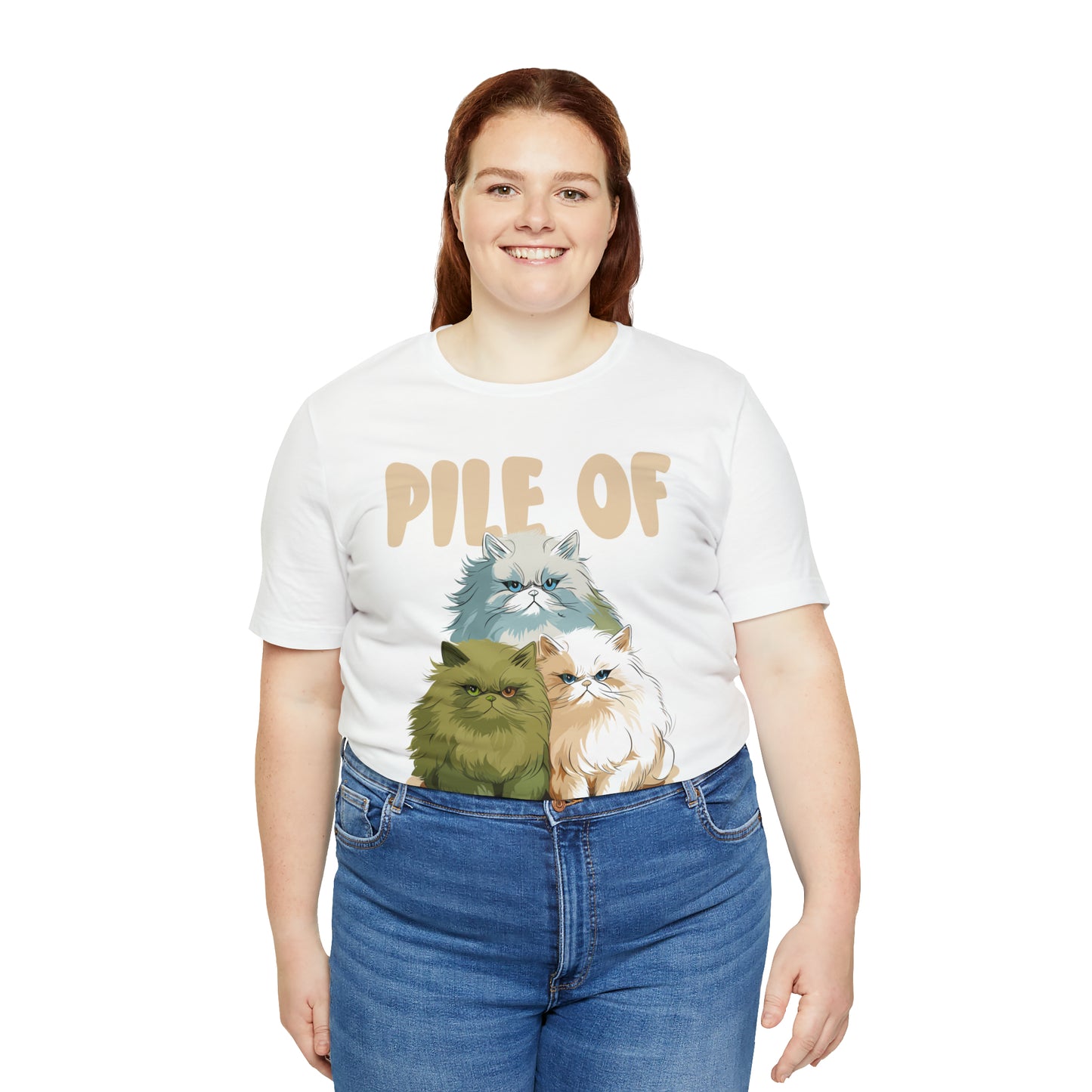 Cat Lover's Pile of Purr-fection Cute Feline Kitty T-Shirt