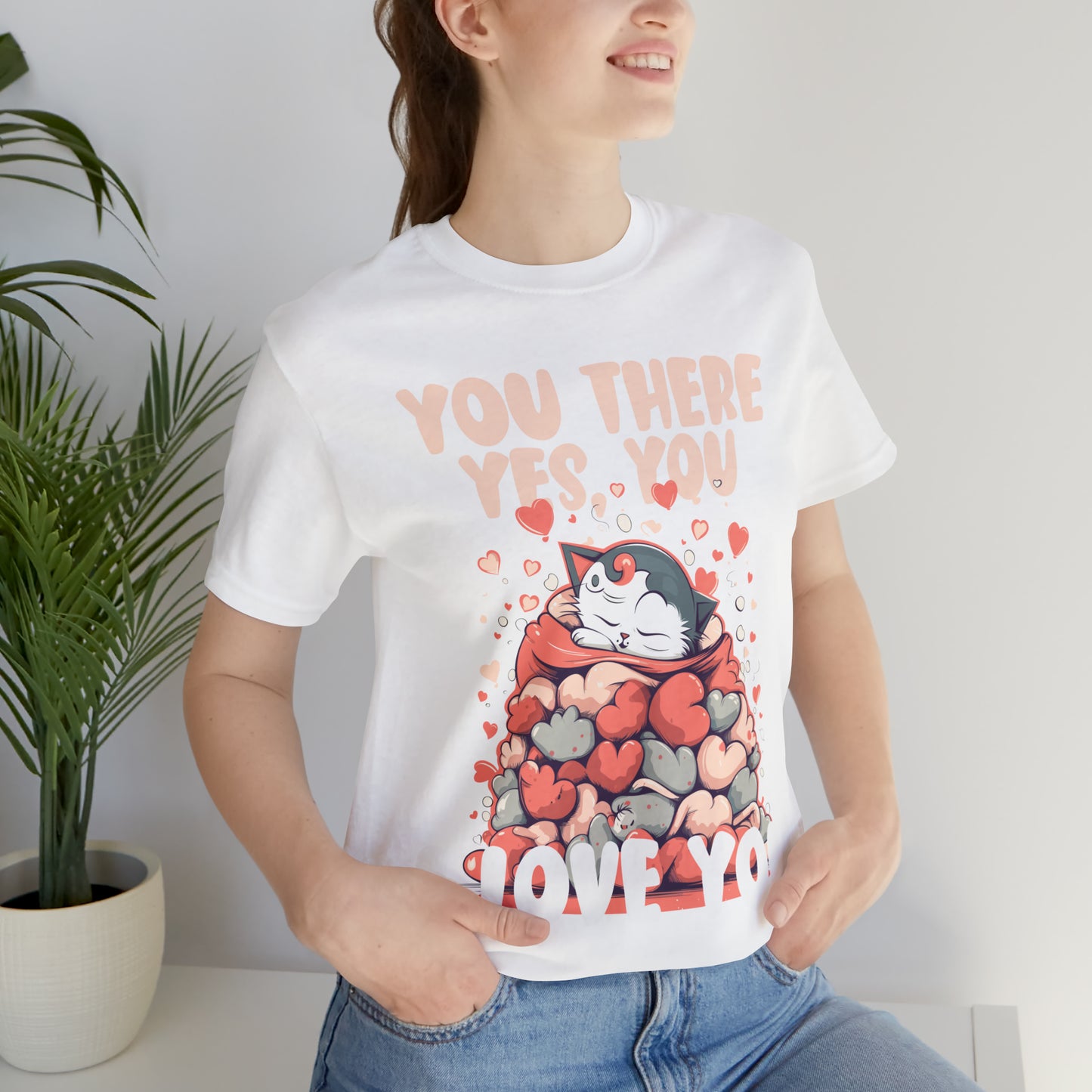 You There Yes, You I Love You Kitten Cat Lover Sleeping T-Shirt