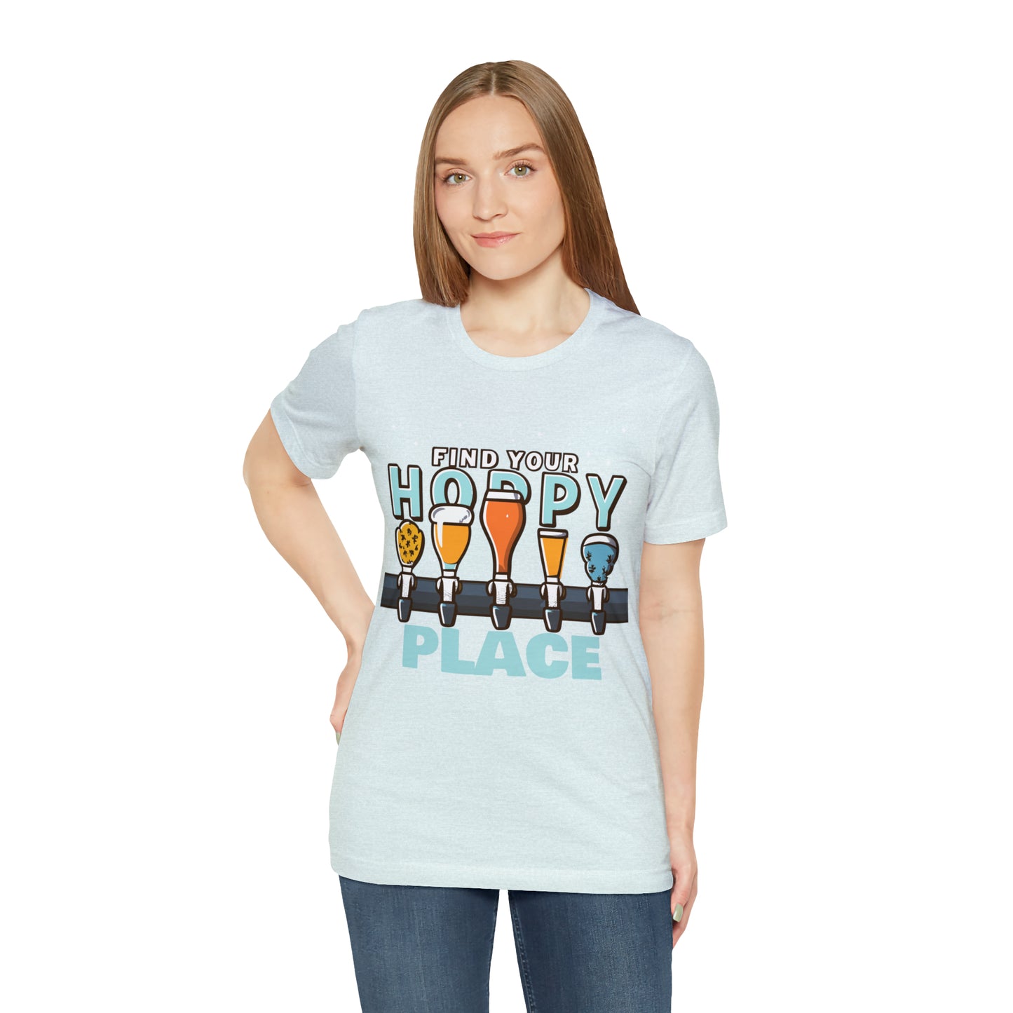 Find Your Hoppy Place Brewing Happiness Craft Beer T-Shirt