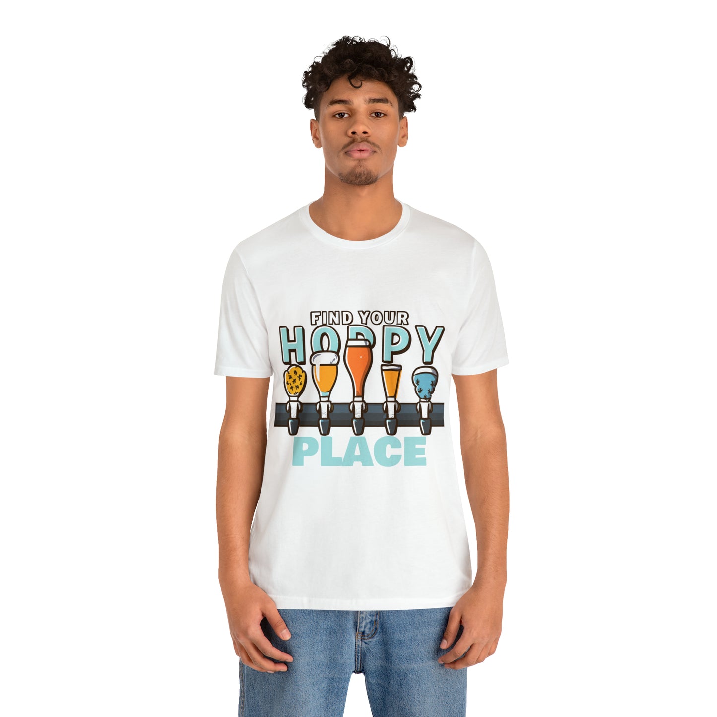 Find Your Hoppy Place Brewing Happiness Craft Beer T-Shirt