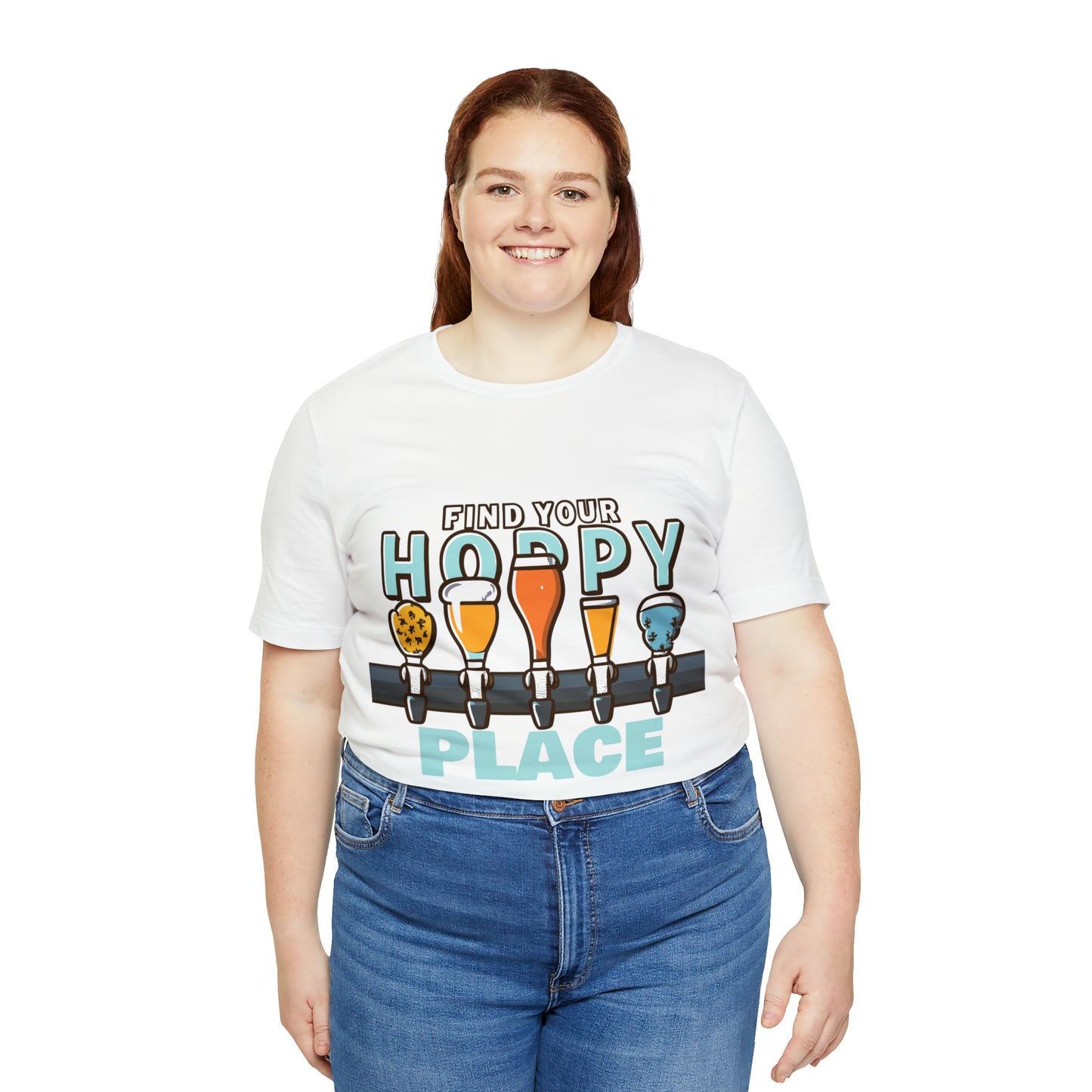 Find Your Hoppy Place Brewing Happiness Craft Beer T-Shirt