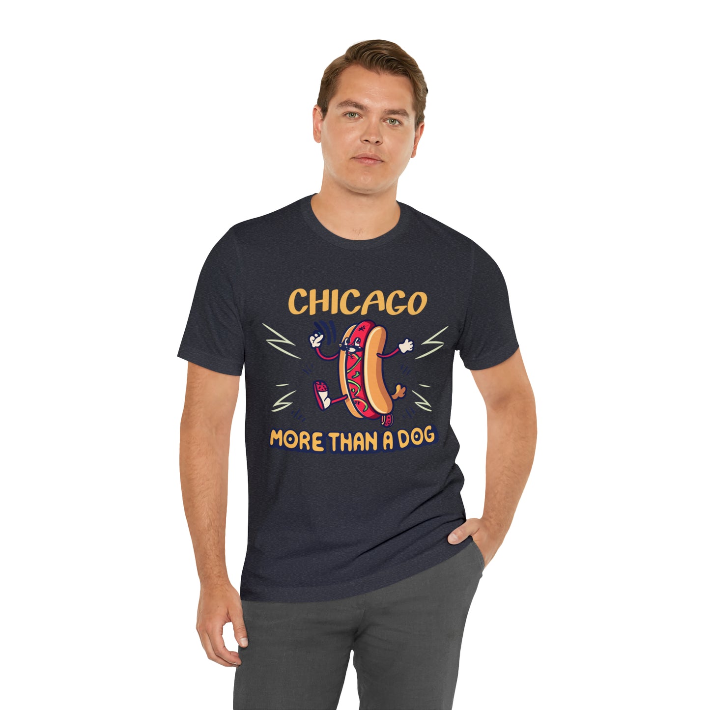 Chicago More Than a Dog Hot Dog Lover's Iconic Windy City T-Shirt