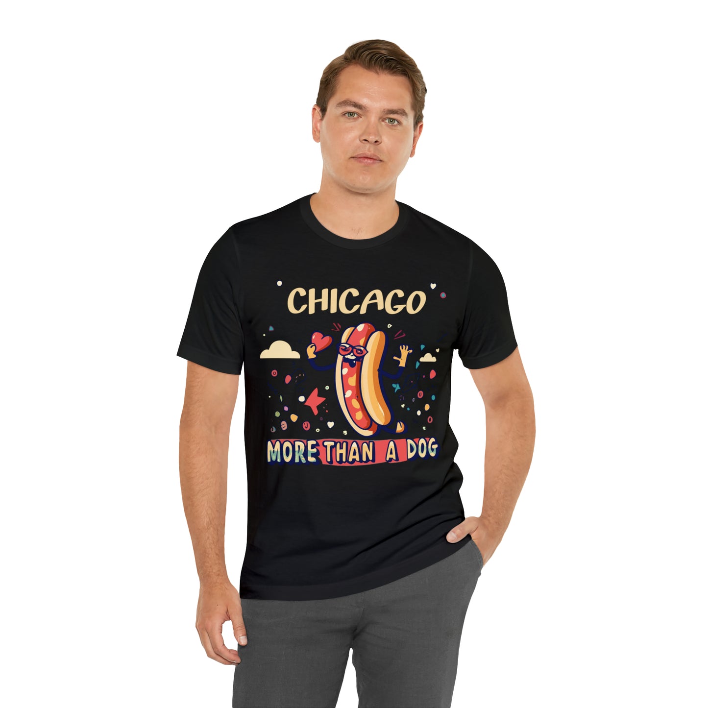 Chicago More Than a Dog Hot Dog Lover's Iconic Windy City T-Shirt