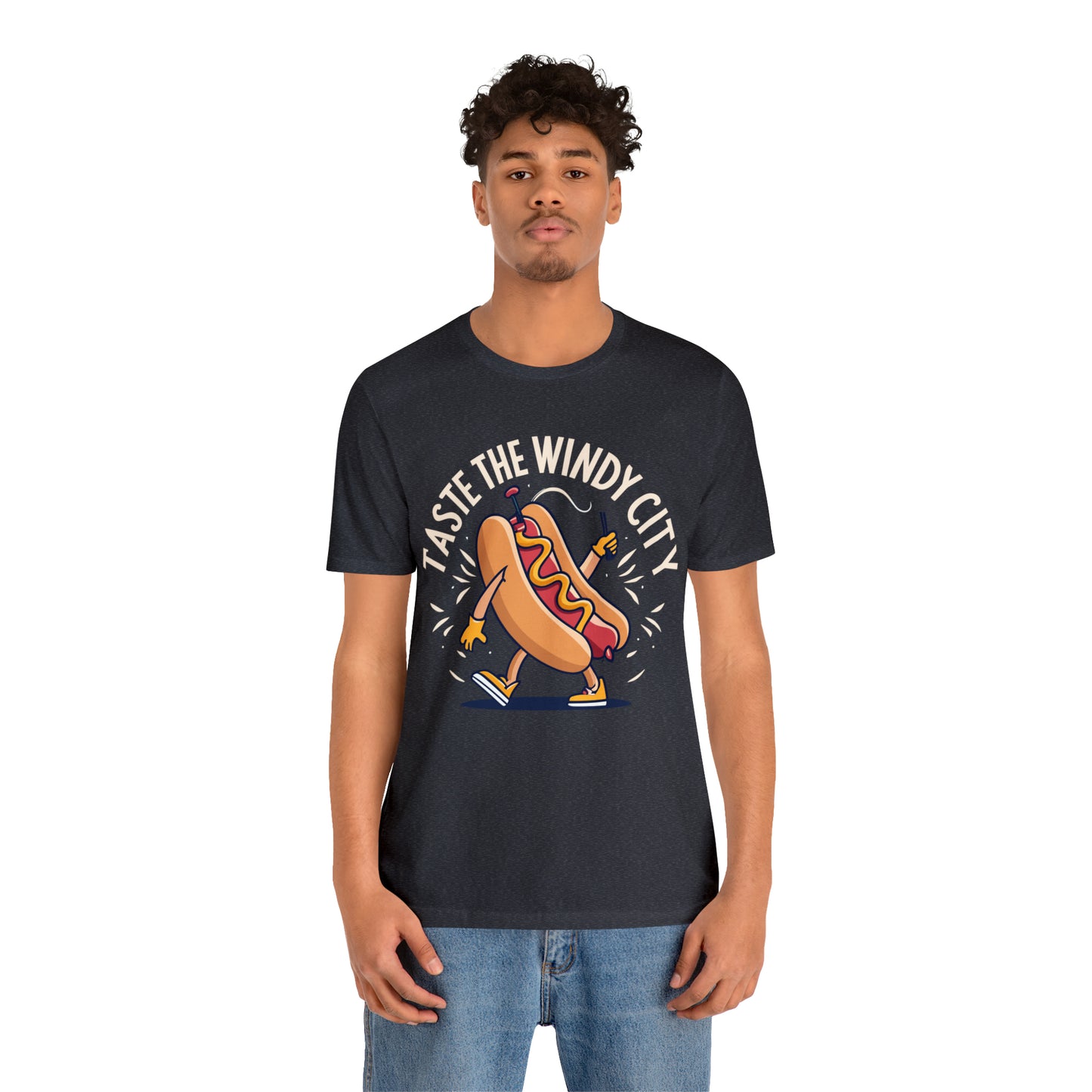 Taste The Windy City Chicago Hot Dog Lover Best Bites T-Shirt