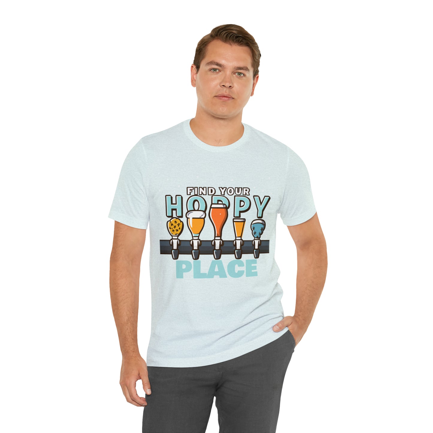 Find Your Hoppy Place Brewing Happiness Craft Beer T-Shirt