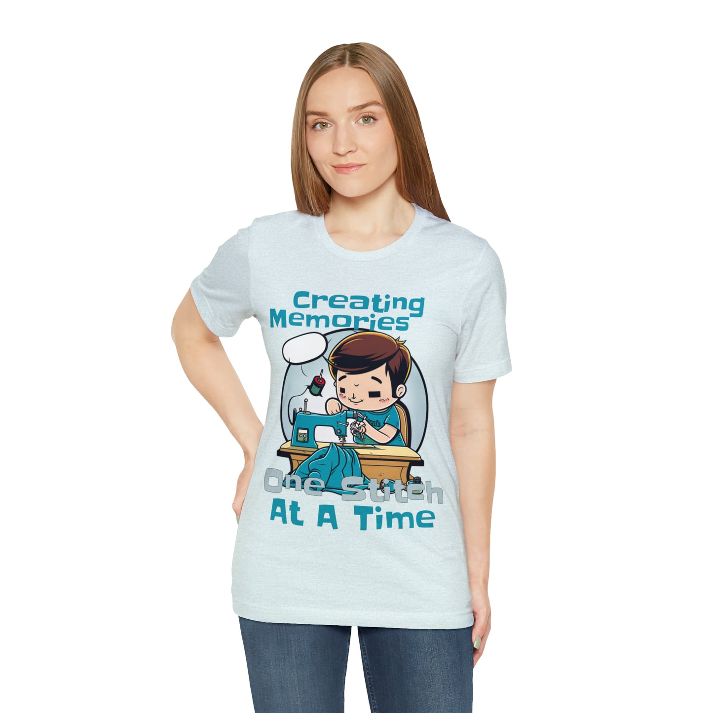 Creating Memories One Stitch At A Time Sewing Crafting T-Shirt