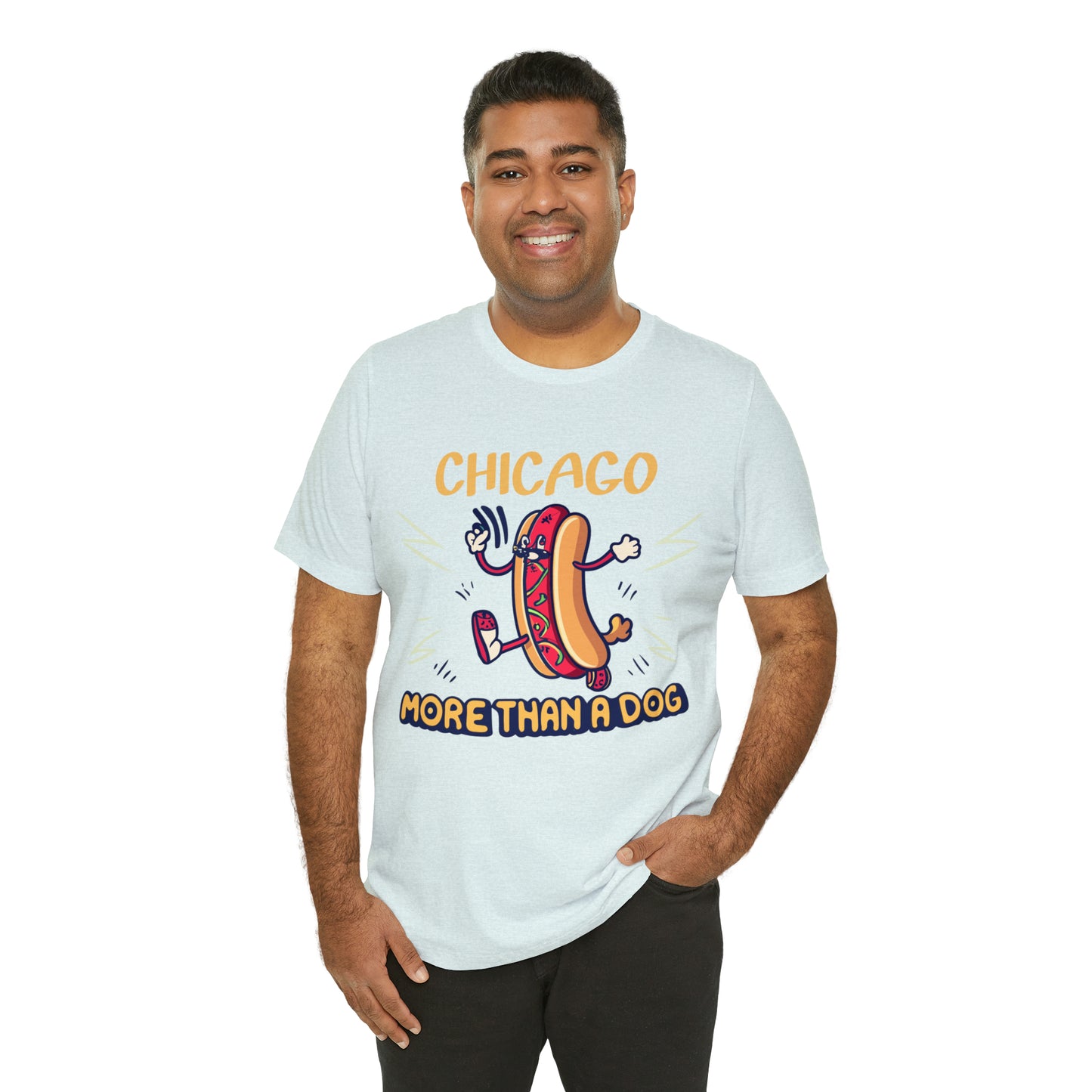 Chicago More Than a Dog Hot Dog Lover's Iconic Windy City T-Shirt