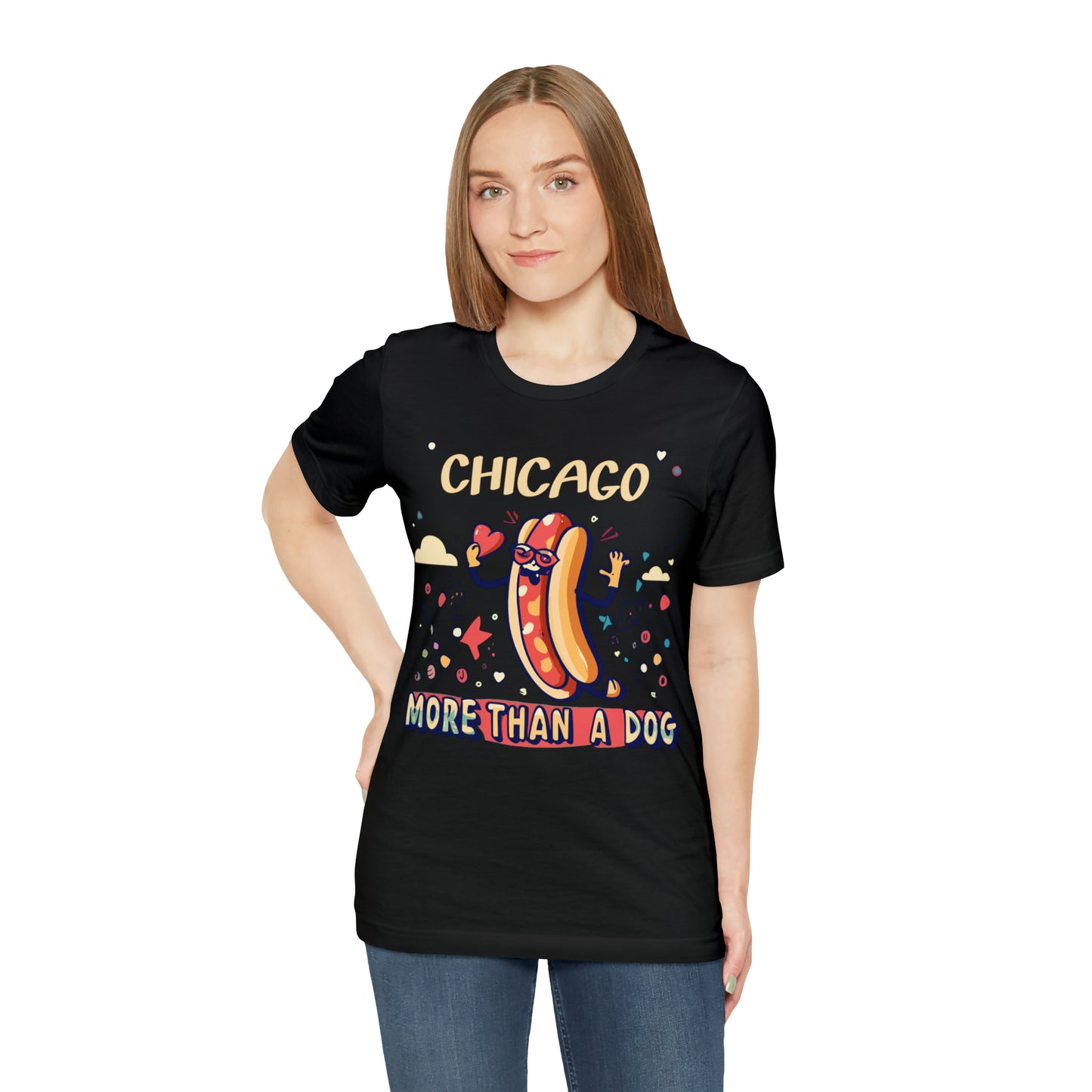 Chicago More Than a Dog Hot Dog Lover's Iconic Windy City T-Shirt