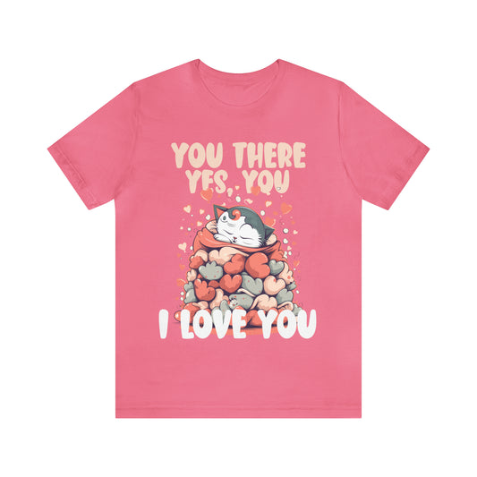 You There Yes, You I Love You Kitten Cat Lover Sleeping T-Shirt