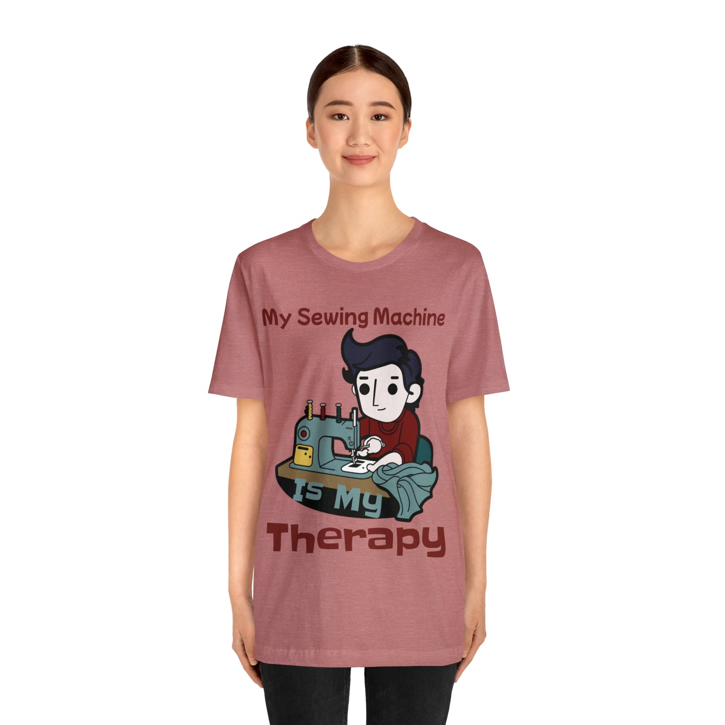 Sewing Machine Therapy: Finding Solace Through Stitches T-Shirt