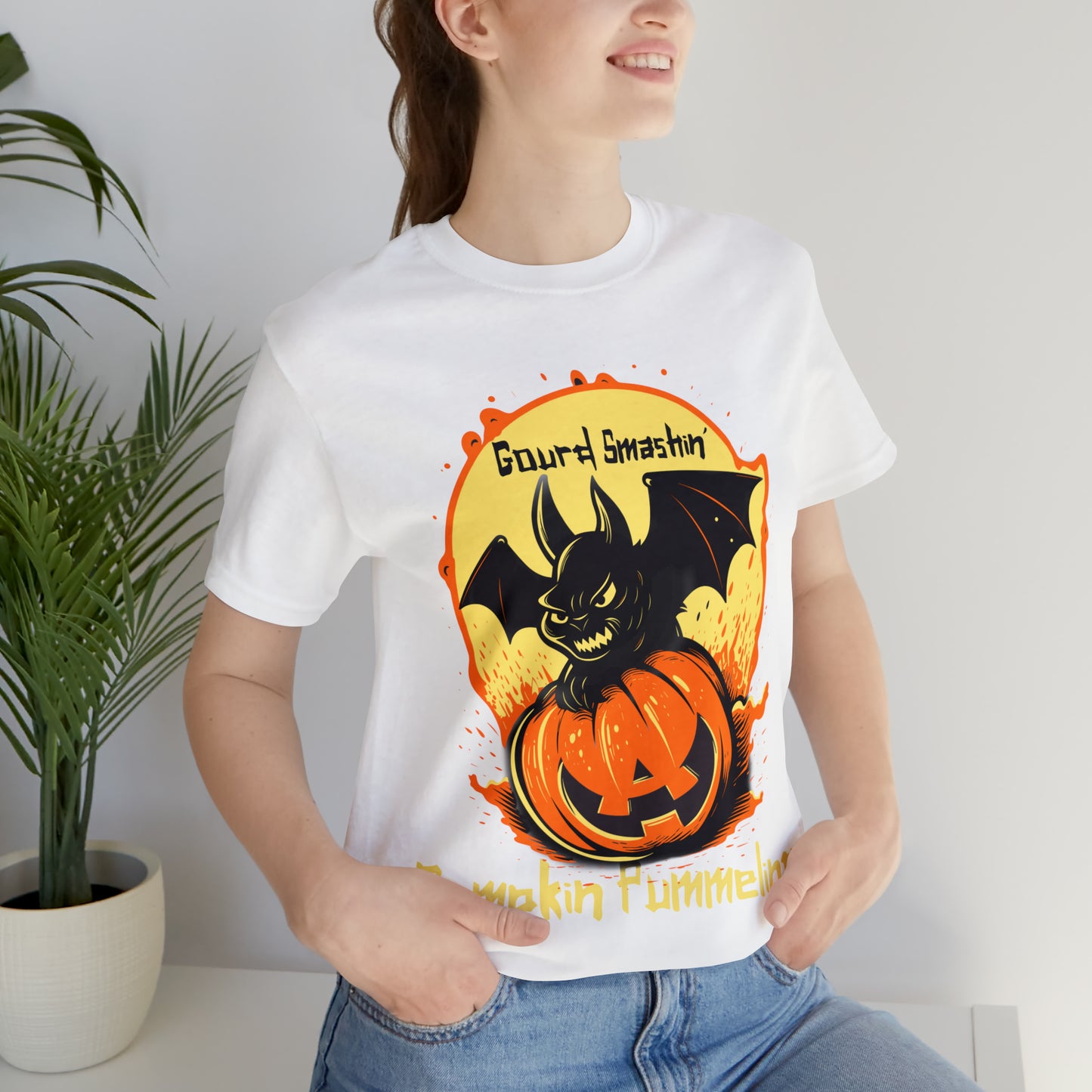 Gourd Smashin' Pumpkin Pummeling Halloween Autumn Harvest T-Shirt