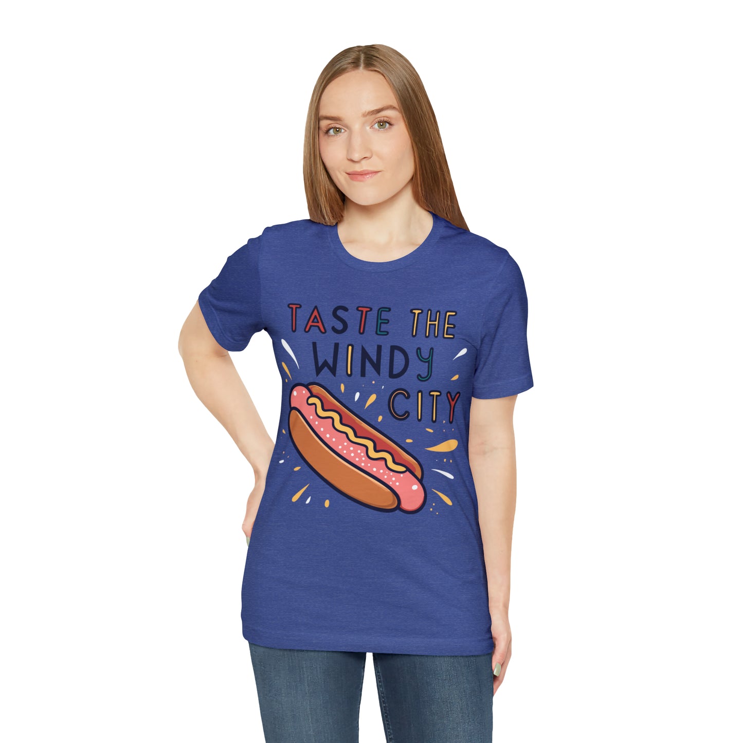 Taste The Windy City Chicago Hot Dog Lover Best Bites T-Shirt