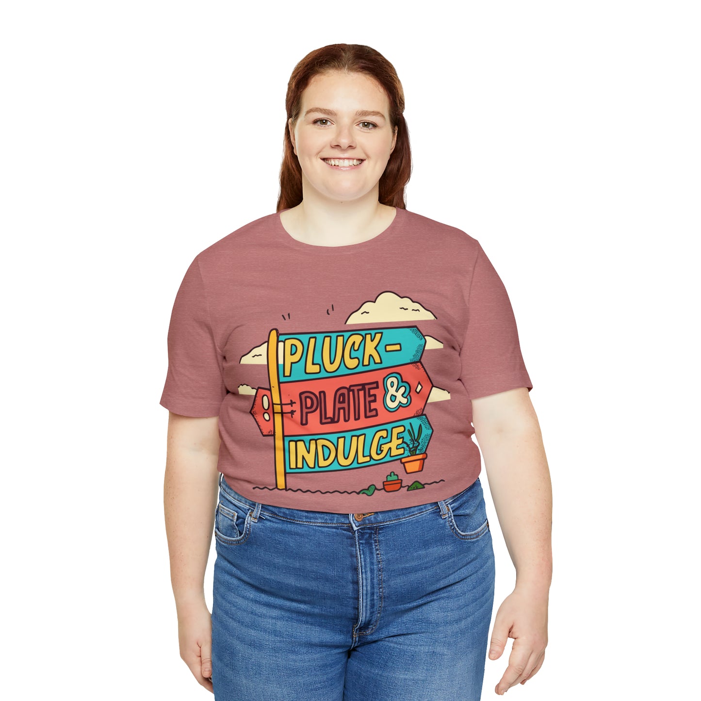 Pluck Plate & Indulge Farm-to-Table Culinary Delight T-Shirt