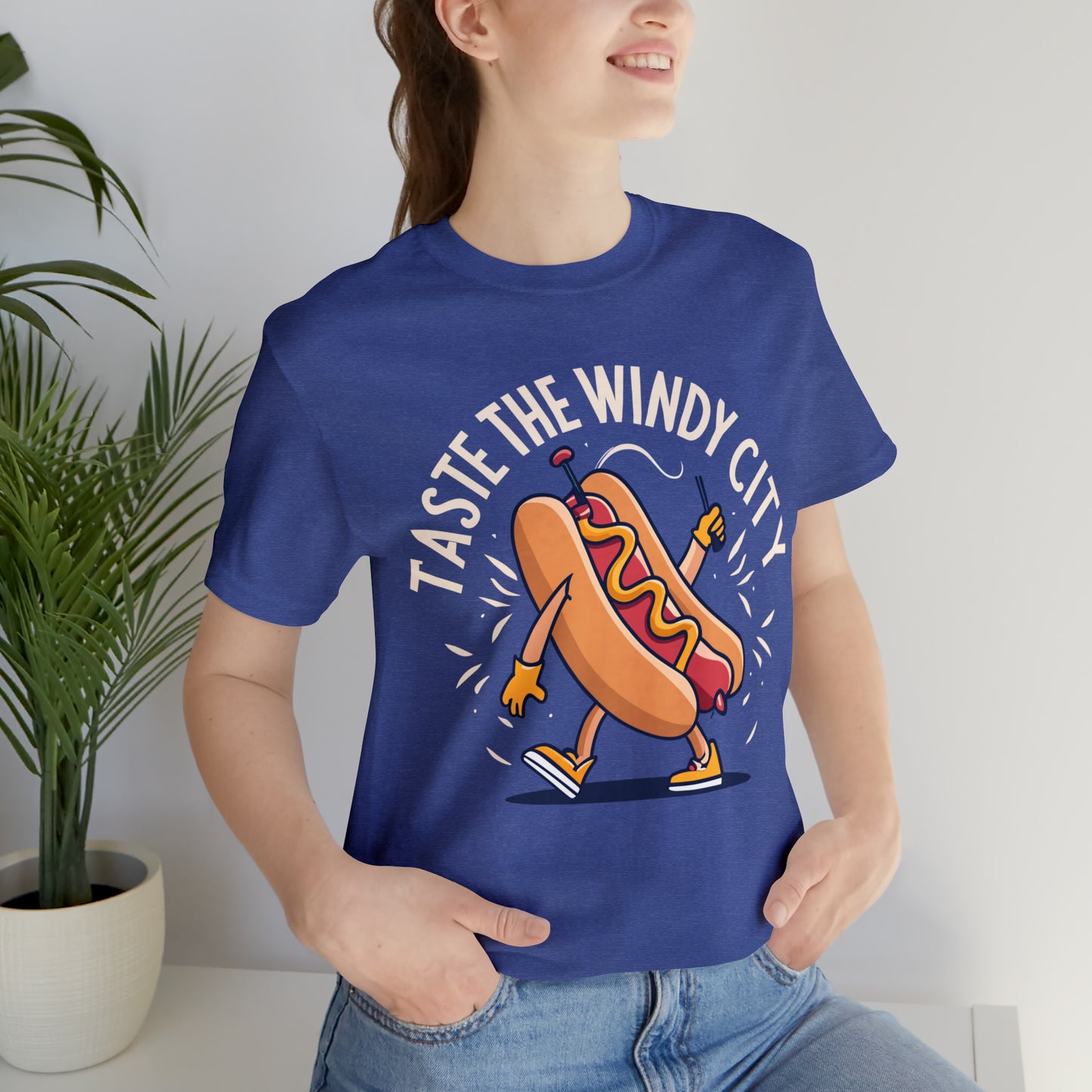 Taste The Windy City Chicago Hot Dog Lover Best Bites T-Shirt