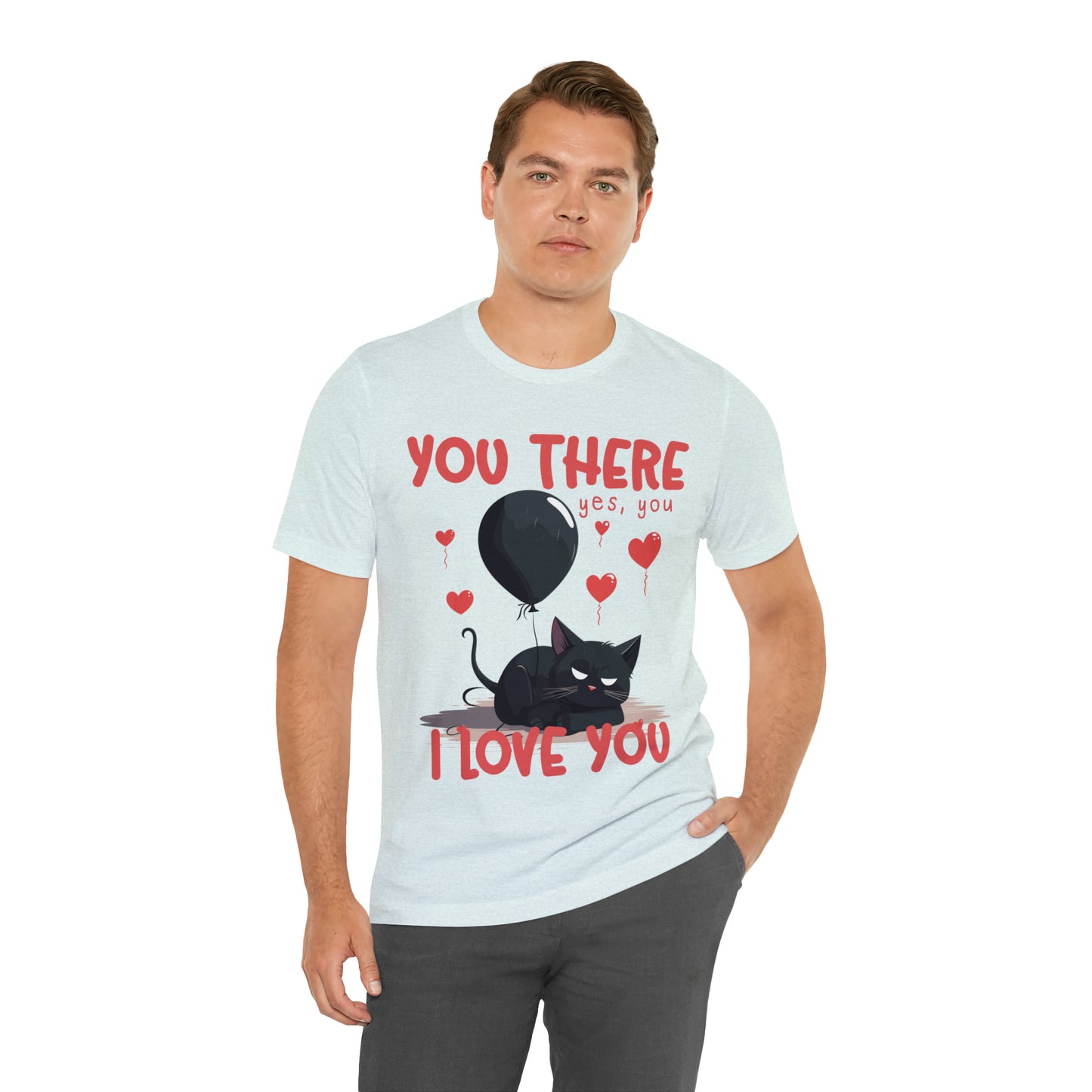 You There Yes, You I Love You Kitten Cat Lover Sleeping T-Shirt