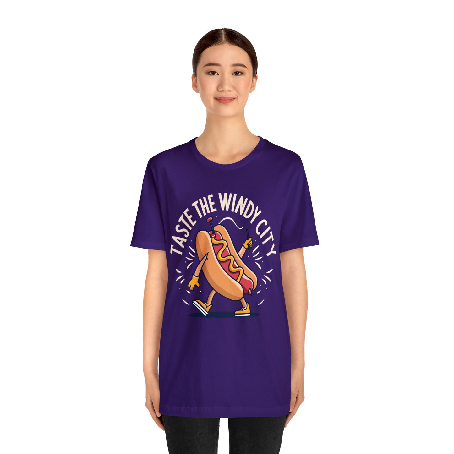 Taste The Windy City Chicago Hot Dog Lover Best Bites T-Shirt