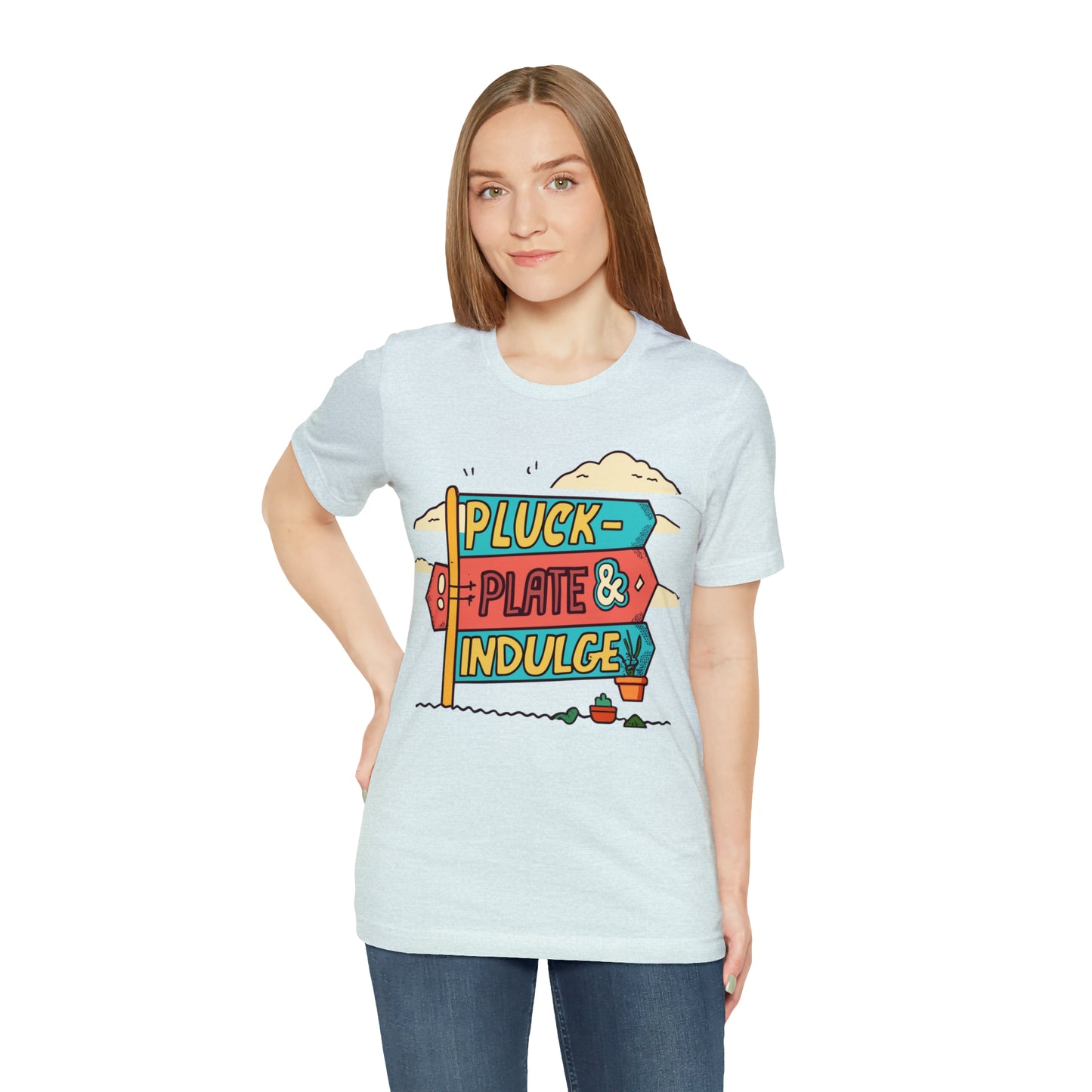 Pluck Plate & Indulge Farm-to-Table Culinary Delight T-Shirt