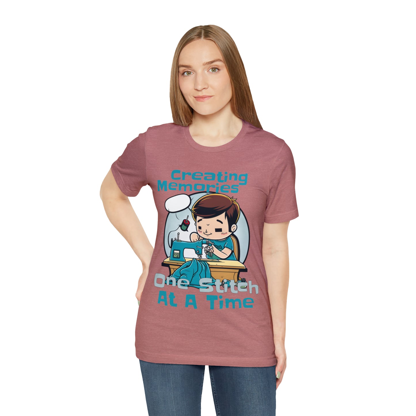 Creating Memories One Stitch At A Time Sewing Crafting T-Shirt