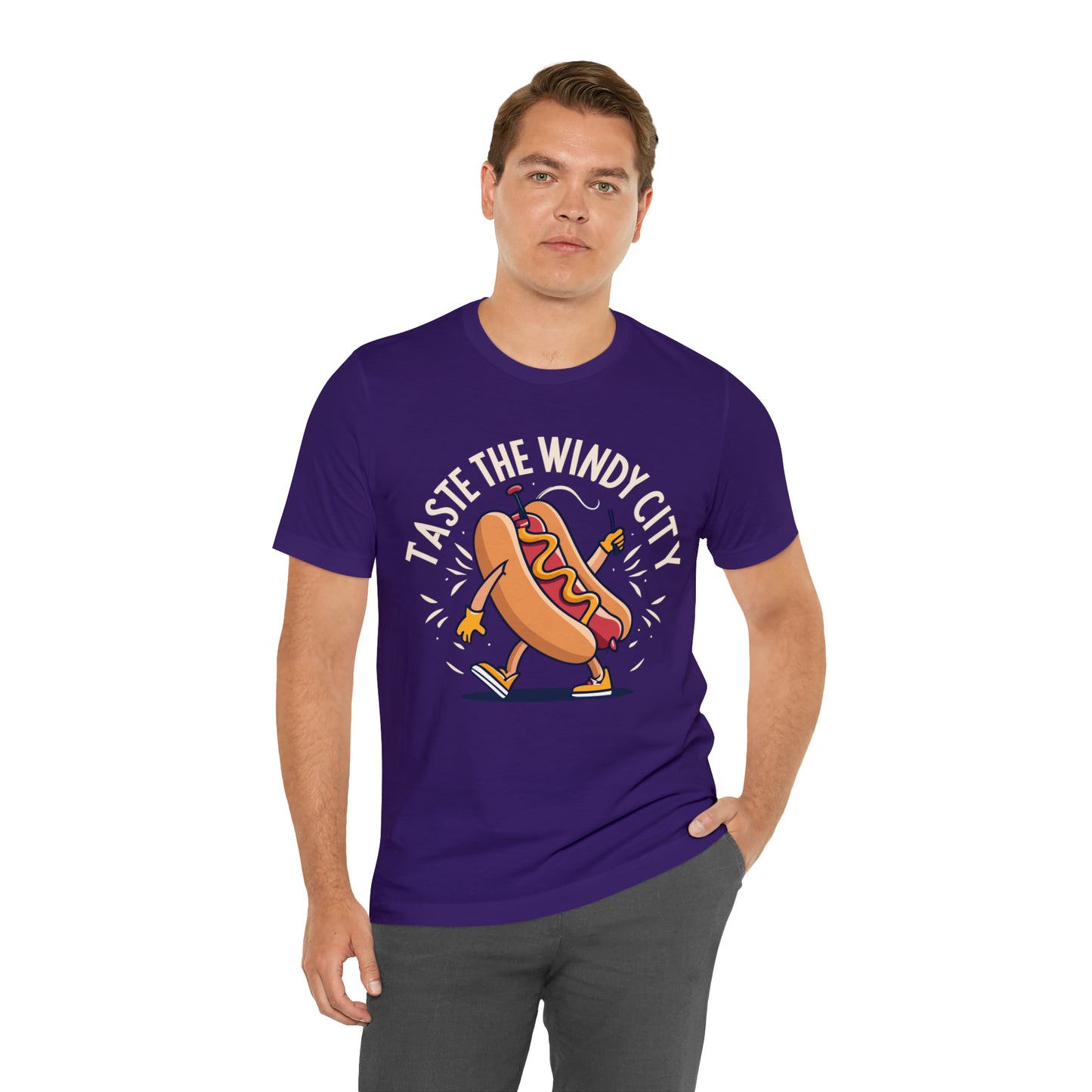 Taste The Windy City Chicago Hot Dog Lover Best Bites T-Shirt