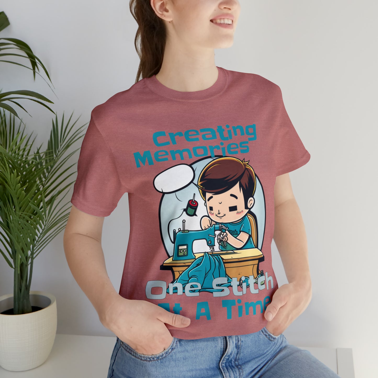 Creating Memories One Stitch At A Time Sewing Crafting T-Shirt