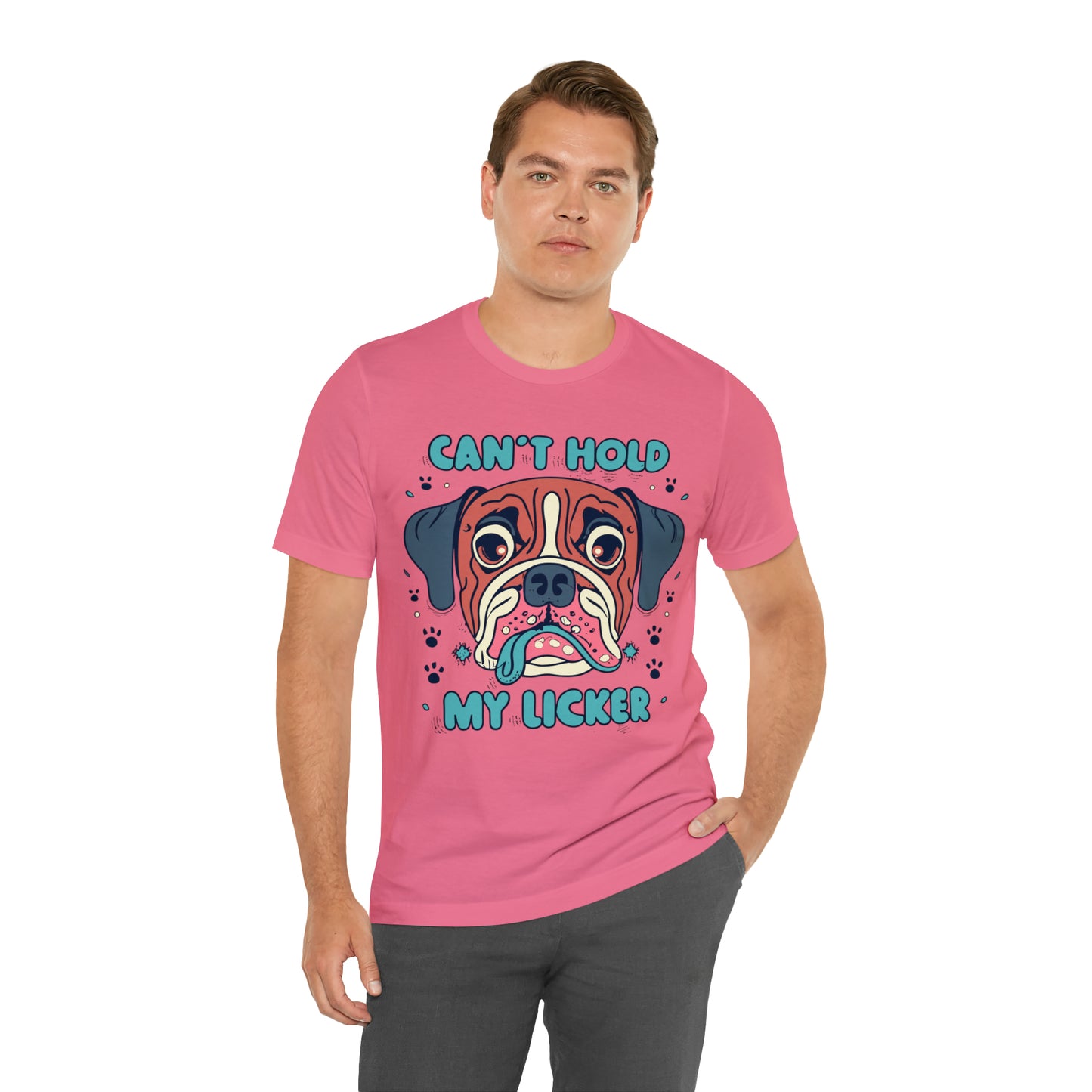 Can't Hold My Licker Funny English Bulldog Lover T-Shirt