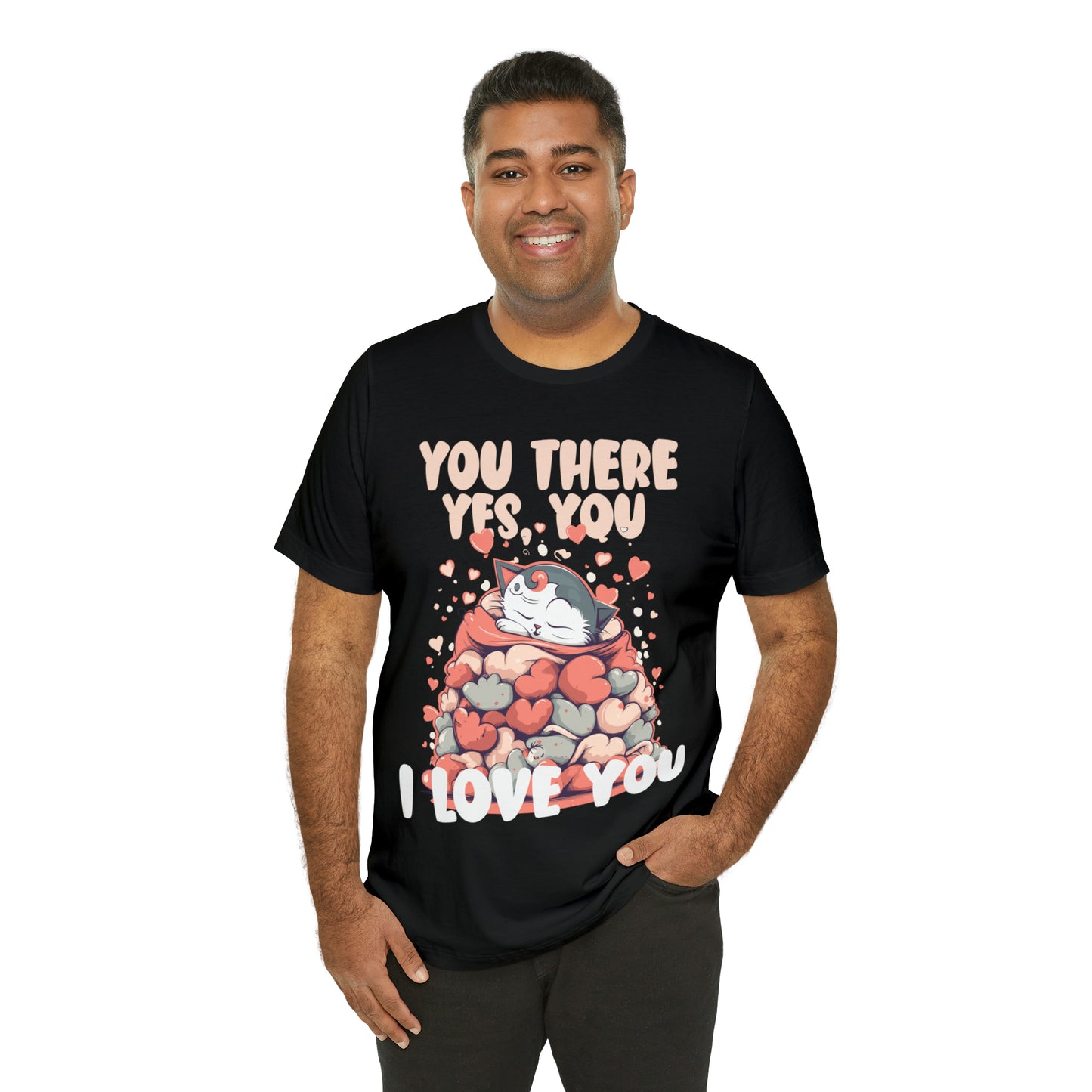 You There Yes, You I Love You Kitten Cat Lover Sleeping T-Shirt