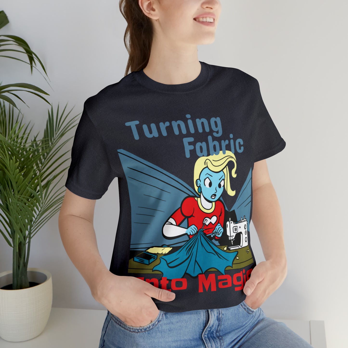 Turning Fabric In Magic Sewing Mystical Stitchery Creations T-Shirt