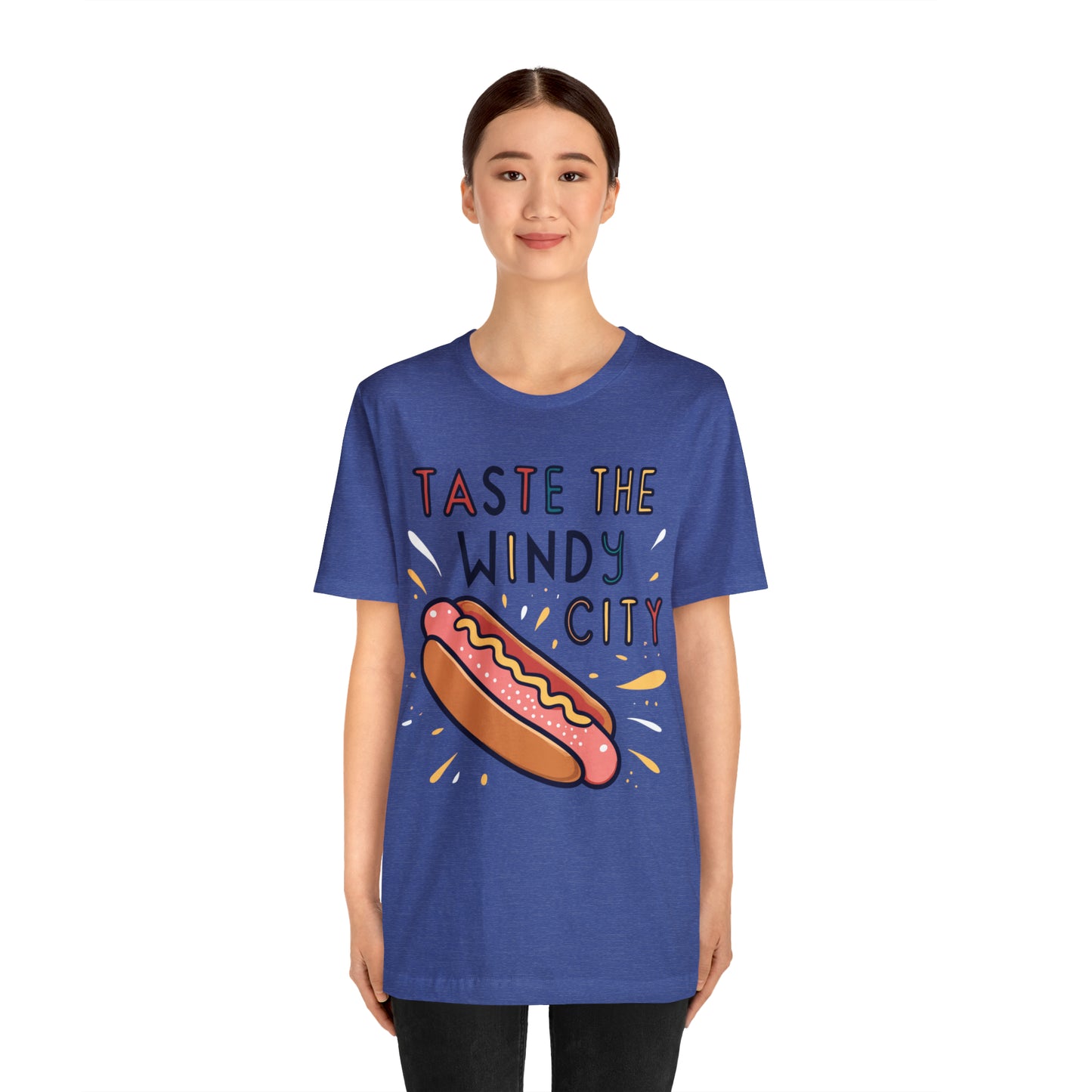 Taste The Windy City Chicago Hot Dog Lover Best Bites T-Shirt