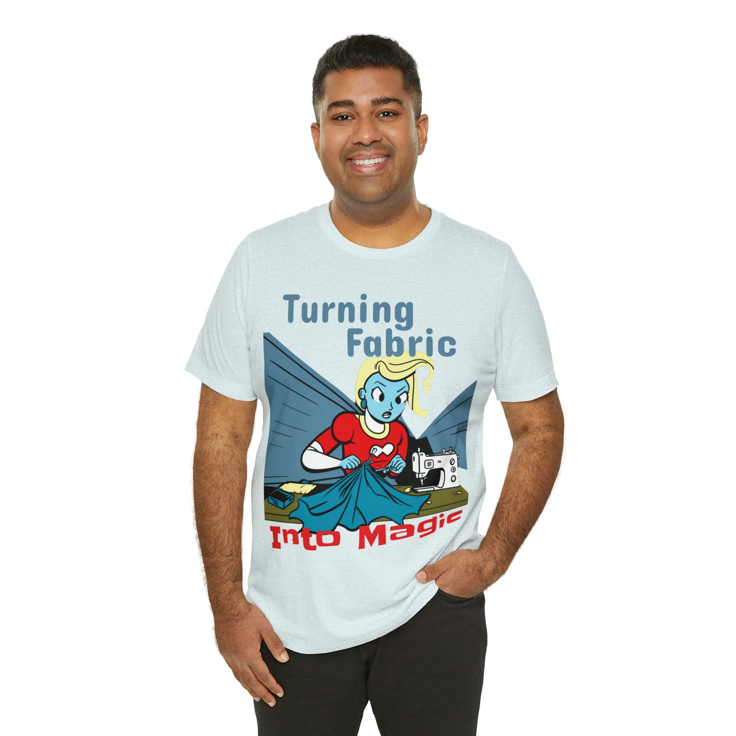 Turning Fabric In Magic Sewing Mystical Stitchery Creations T-Shirt