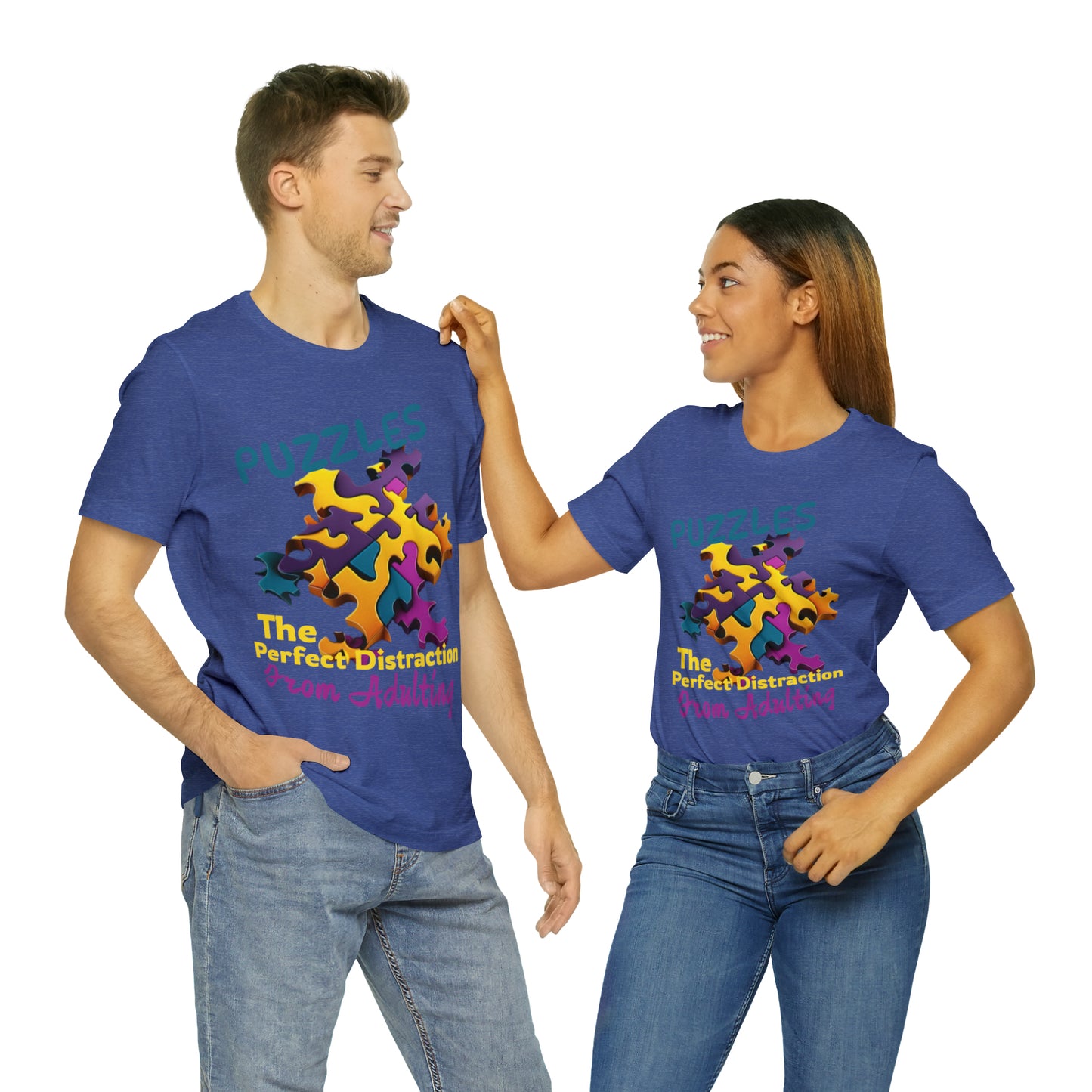 Puzzles The Perfect Distraction From Adulting Escapism T-Shirt