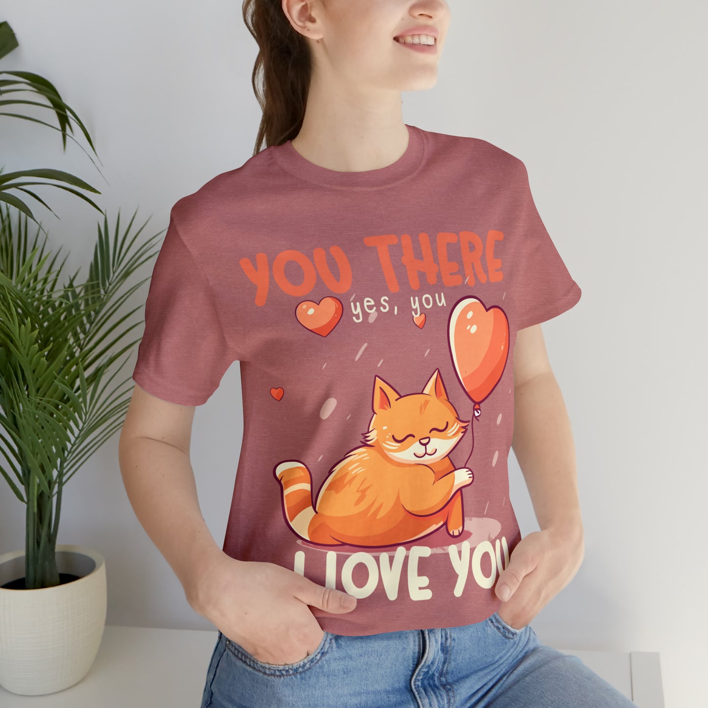 You There Yes, You I Love You Kitten Cat Lover Sleeping T-Shirt