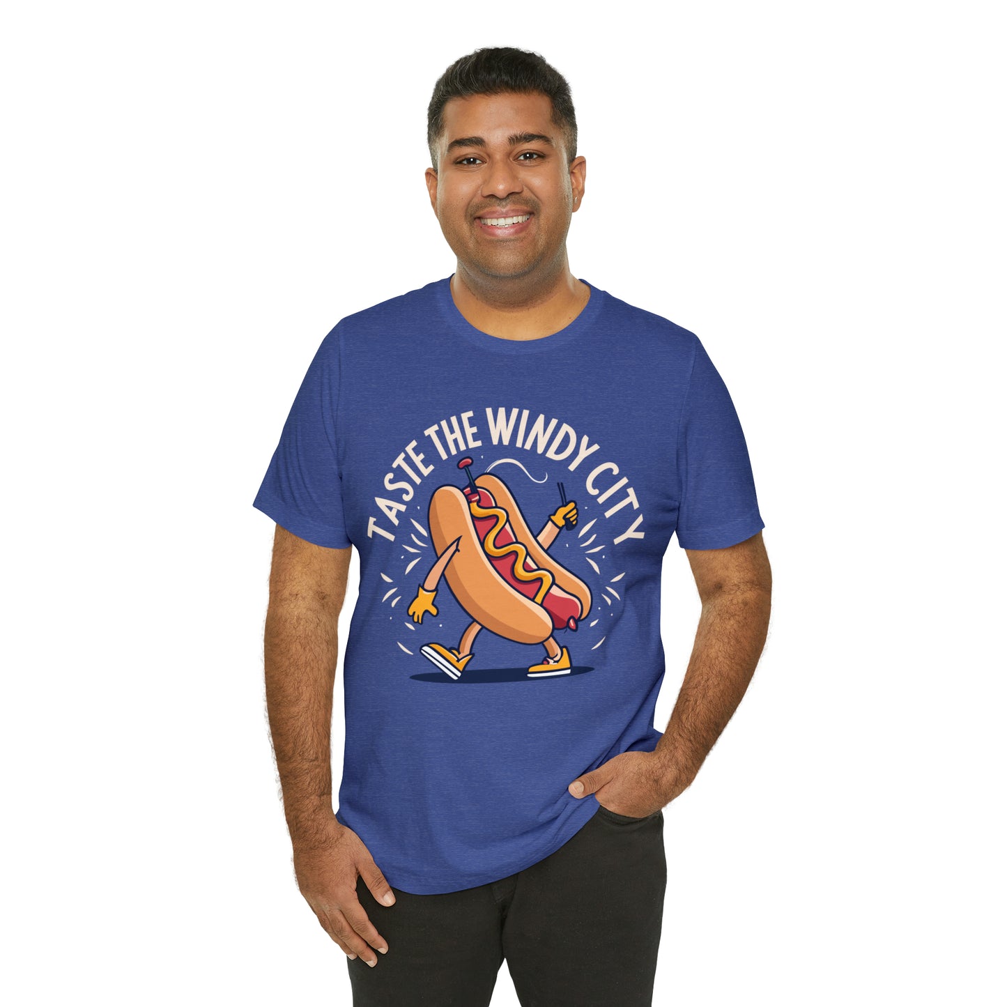 Taste The Windy City Chicago Hot Dog Lover Best Bites T-Shirt