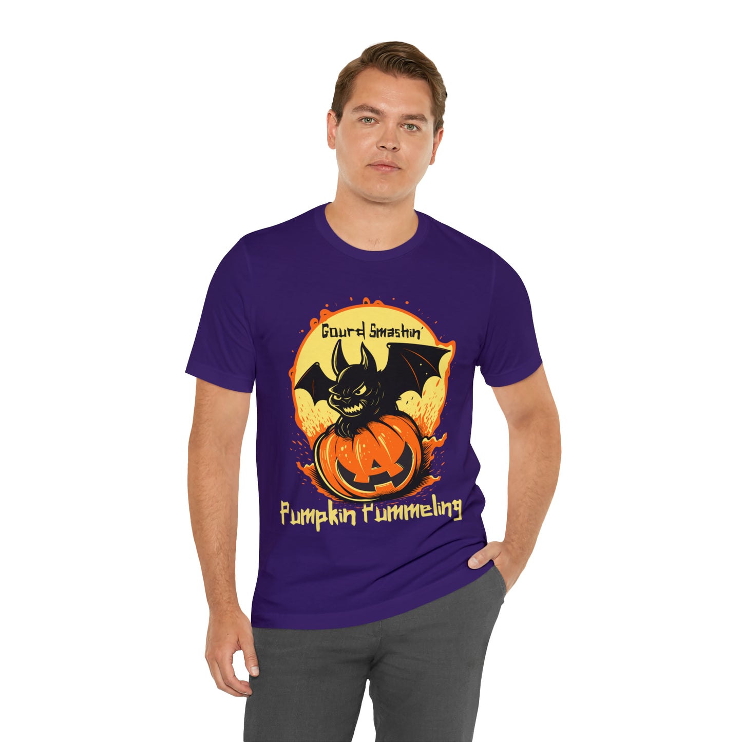 Gourd Smashin' Pumpkin Pummeling Halloween Autumn Harvest T-Shirt