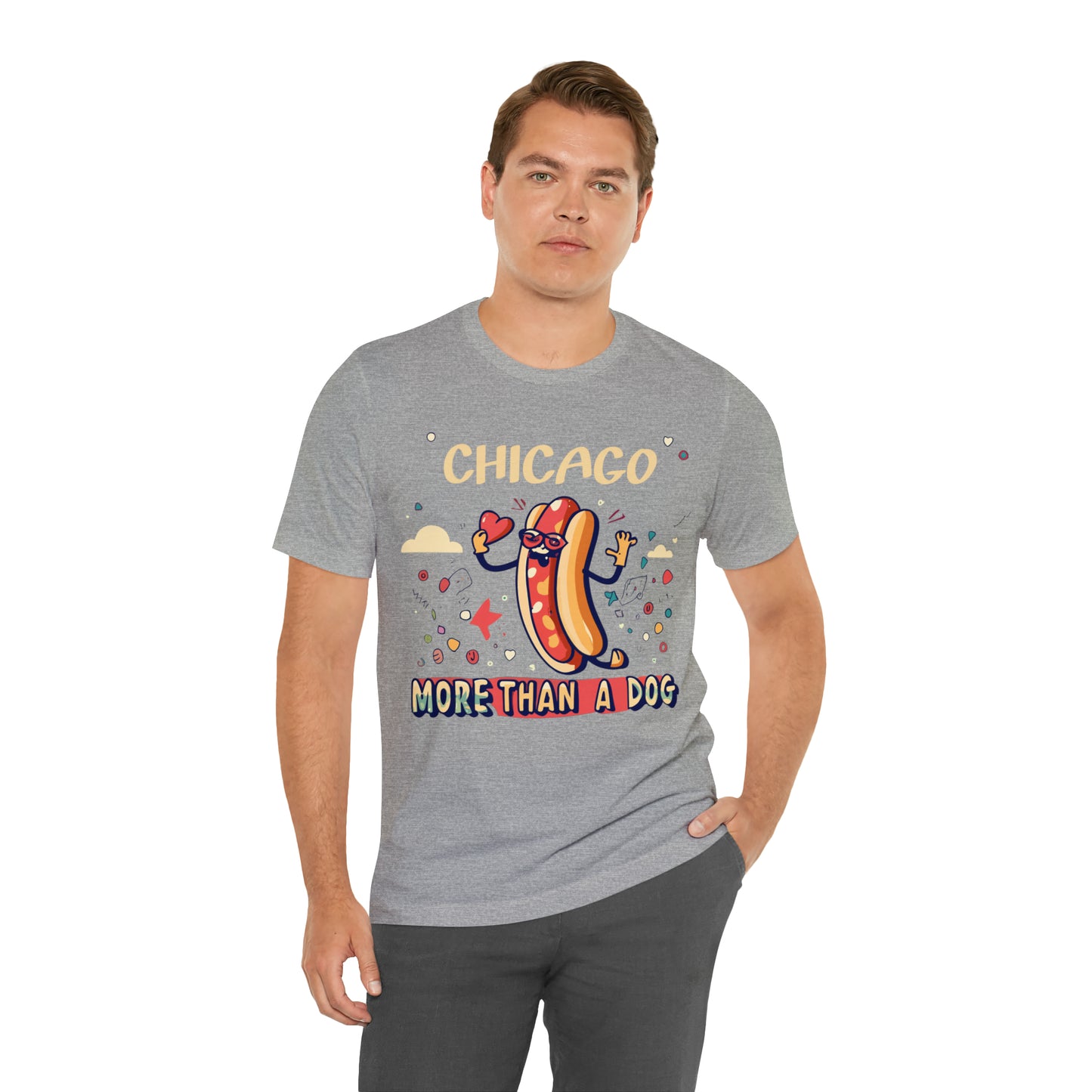 Chicago More Than a Dog Hot Dog Lover's Iconic Windy City T-Shirt