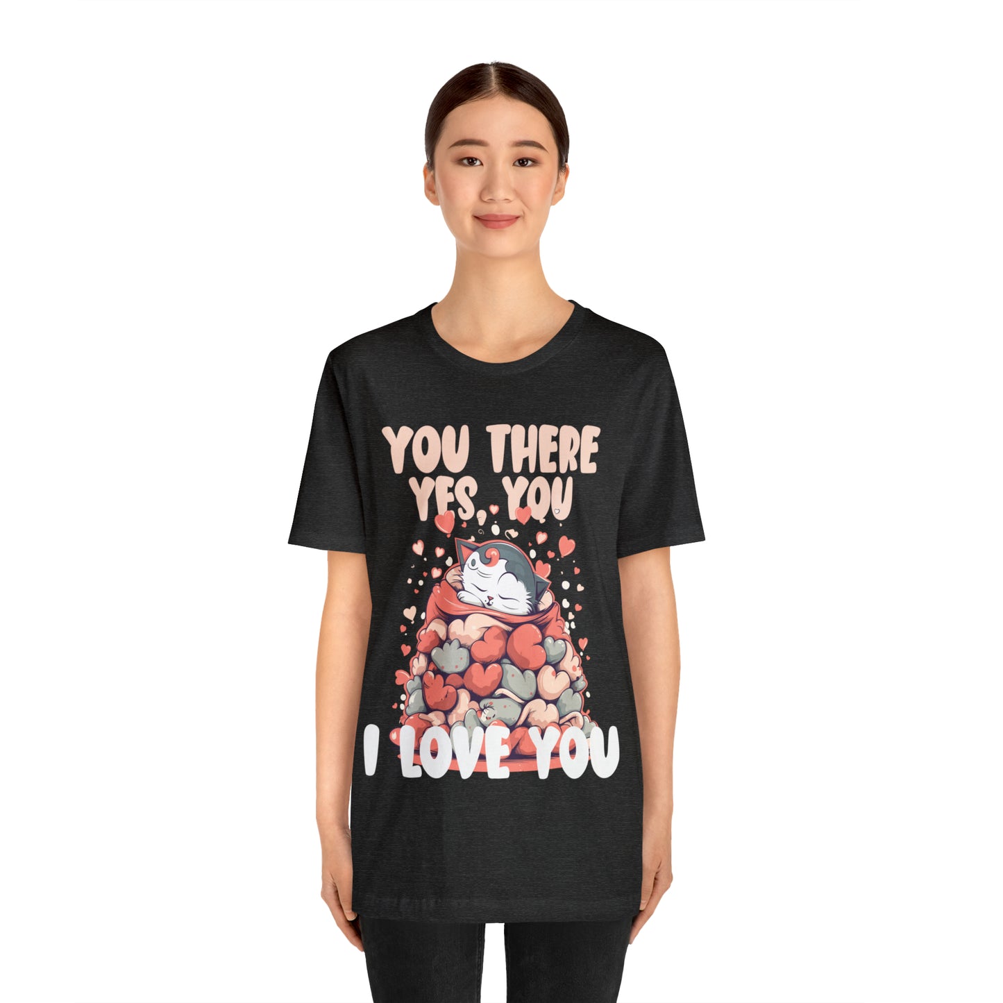 You There Yes, You I Love You Kitten Cat Lover Sleeping T-Shirt