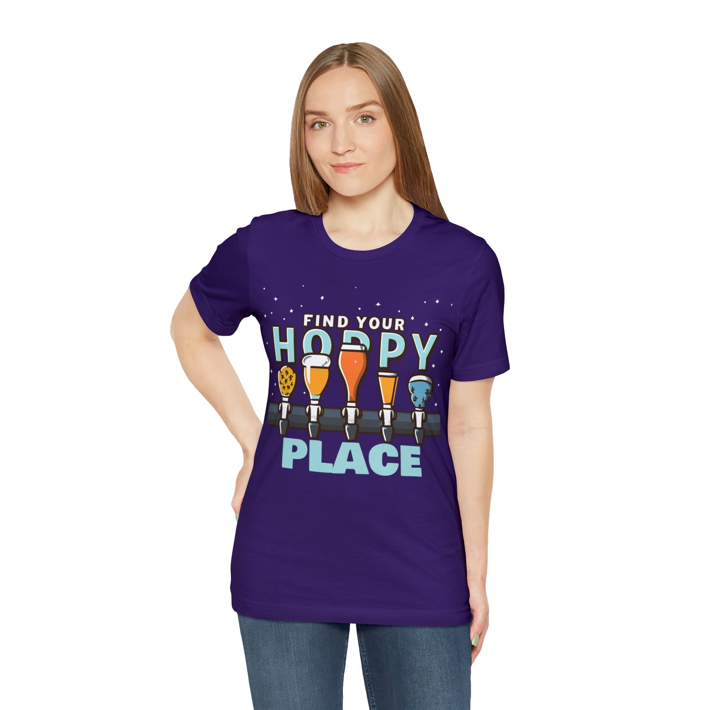 Find Your Hoppy Place Brewing Happiness Craft Beer T-Shirt