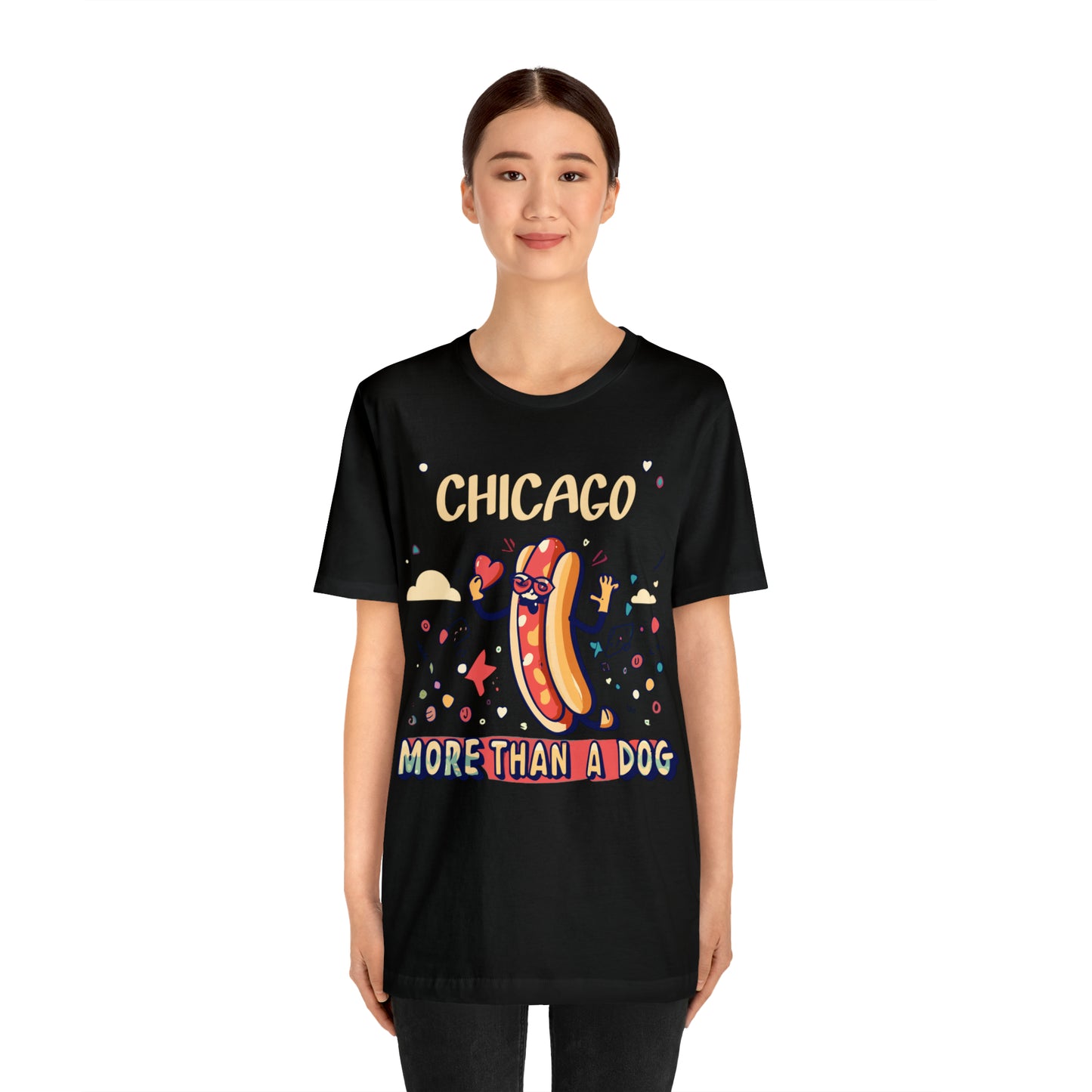 Chicago More Than a Dog Hot Dog Lover's Iconic Windy City T-Shirt