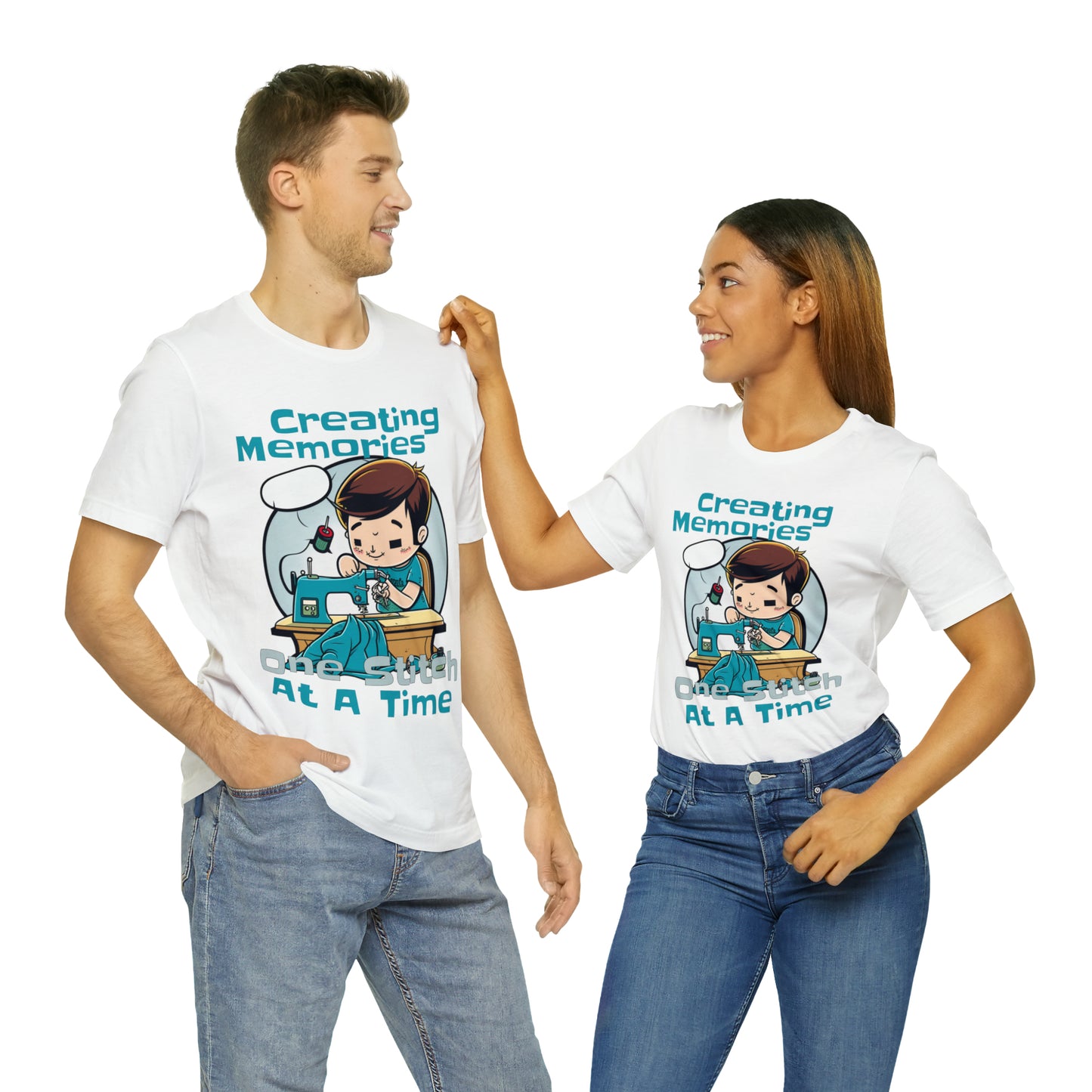 Creating Memories One Stitch At A Time Sewing Crafting T-Shirt