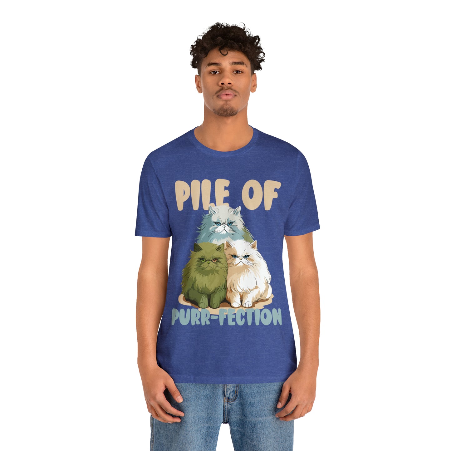 Cat Lover's Pile of Purr-fection Cute Feline Kitty T-Shirt