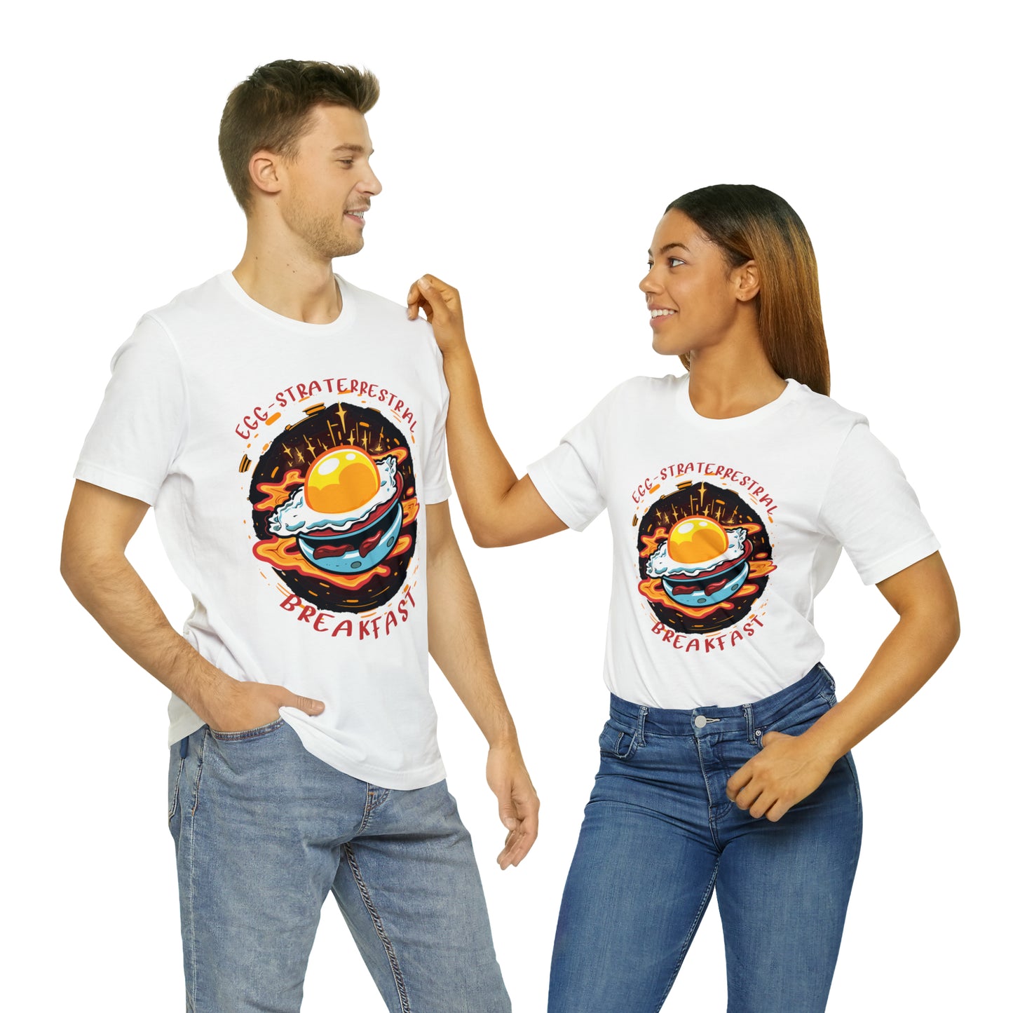 Egg-straterrestrial Breakfast: Out-of-This-World Egg Lovers T-Shirt