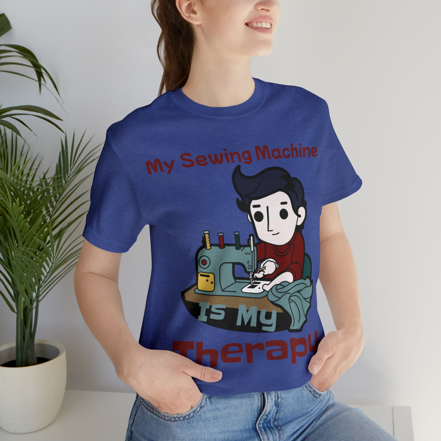 Sewing Machine Therapy: Finding Solace Through Stitches T-Shirt