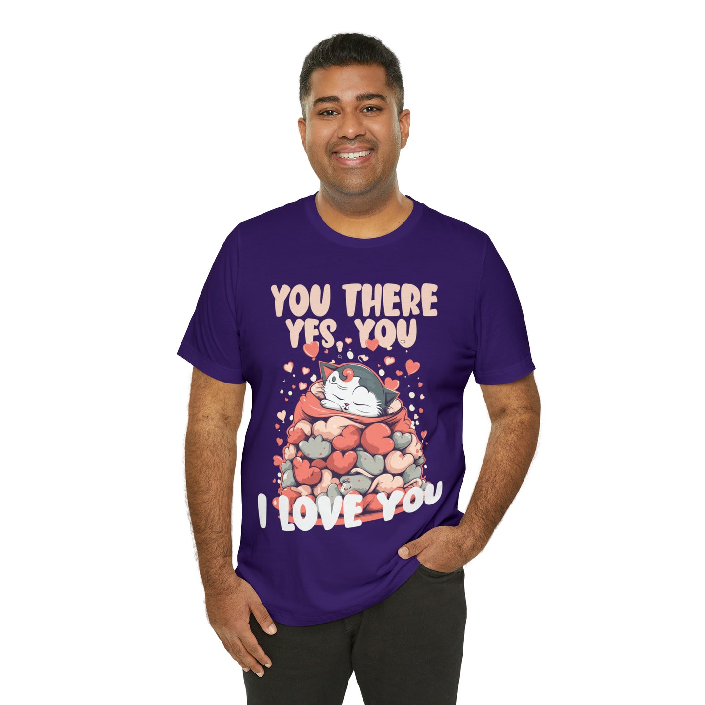 You There Yes, You I Love You Kitten Cat Lover Sleeping T-Shirt