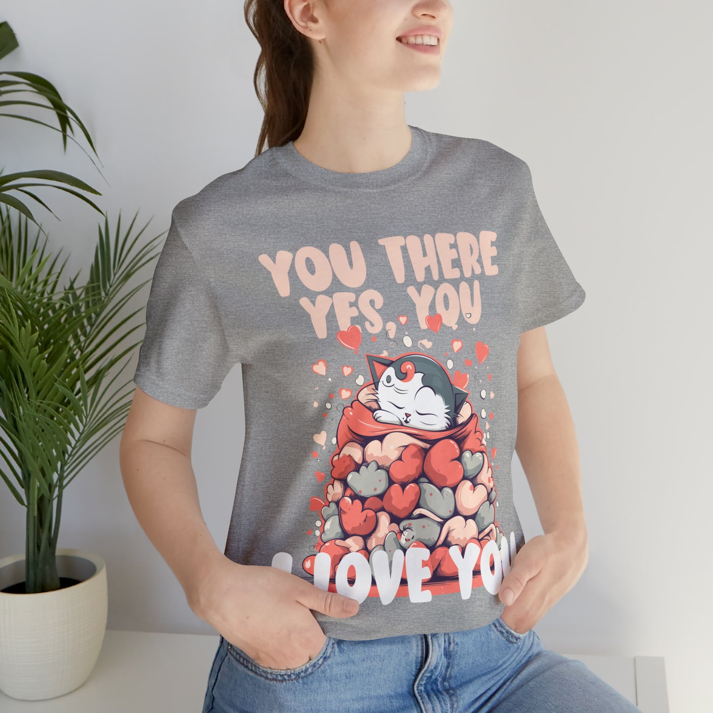 You There Yes, You I Love You Kitten Cat Lover Sleeping T-Shirt