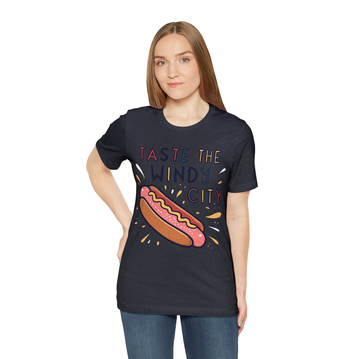 Taste The Windy City Chicago Hot Dog Lover Best Bites T-Shirt