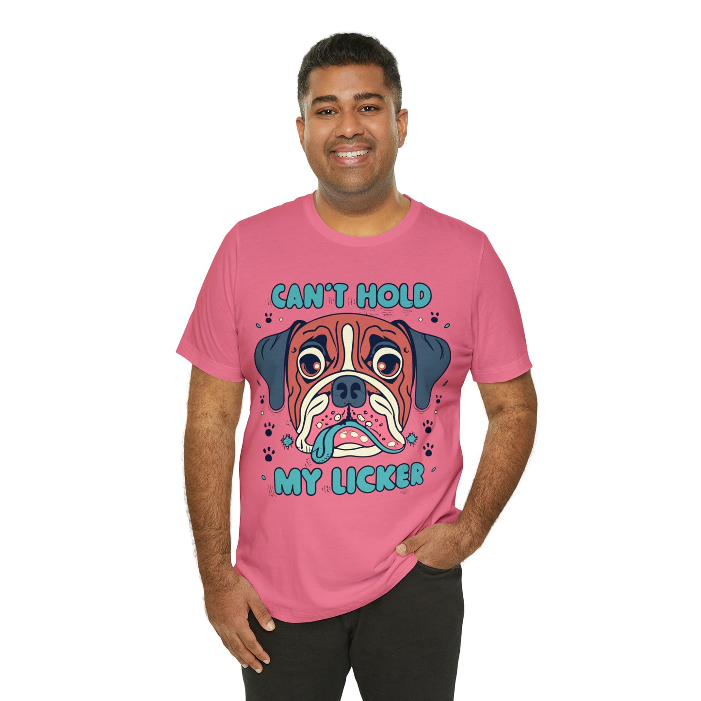 Can't Hold My Licker Funny English Bulldog Lover T-Shirt