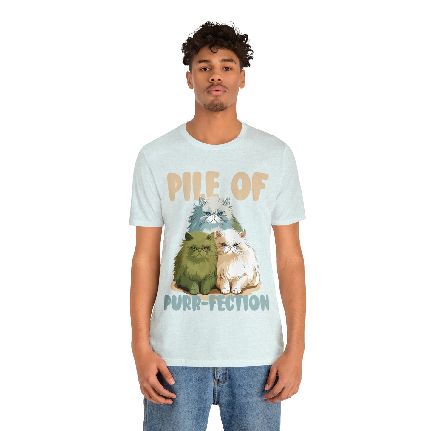 Cat Lover's Pile of Purr-fection Cute Feline Kitty T-Shirt