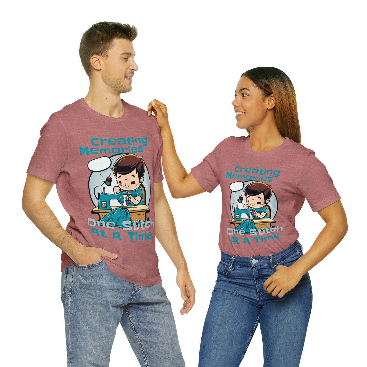 Creating Memories One Stitch At A Time Sewing Crafting T-Shirt